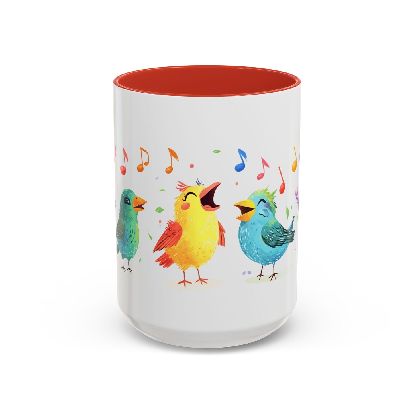 Colorful Birds - Accent Coffee Mug (11, 15oz)