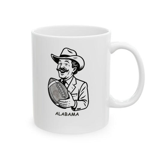 "In Alabama, we speak fluent Southern with a dash of football." Ceramic Mug - 12809