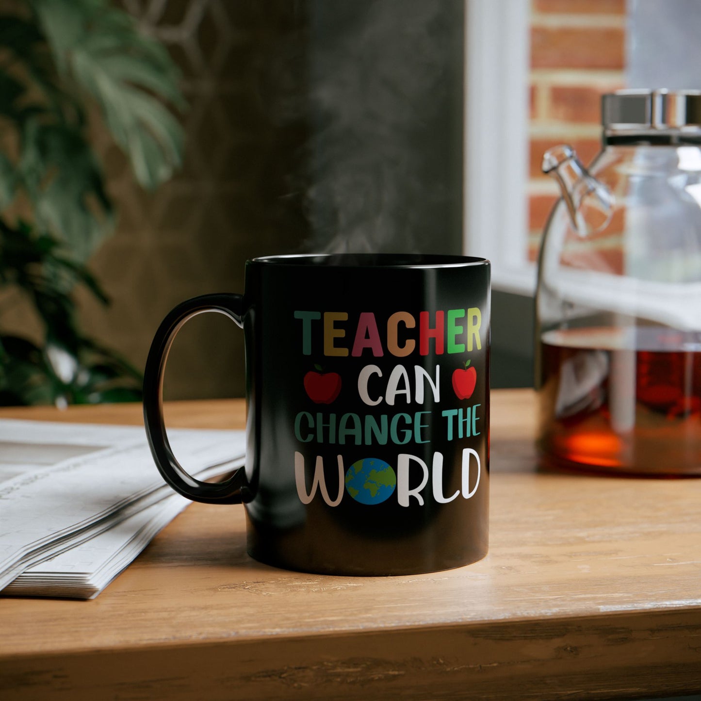 Teacher Can Change The World - Black Mug (11oz, 15oz) - 13446