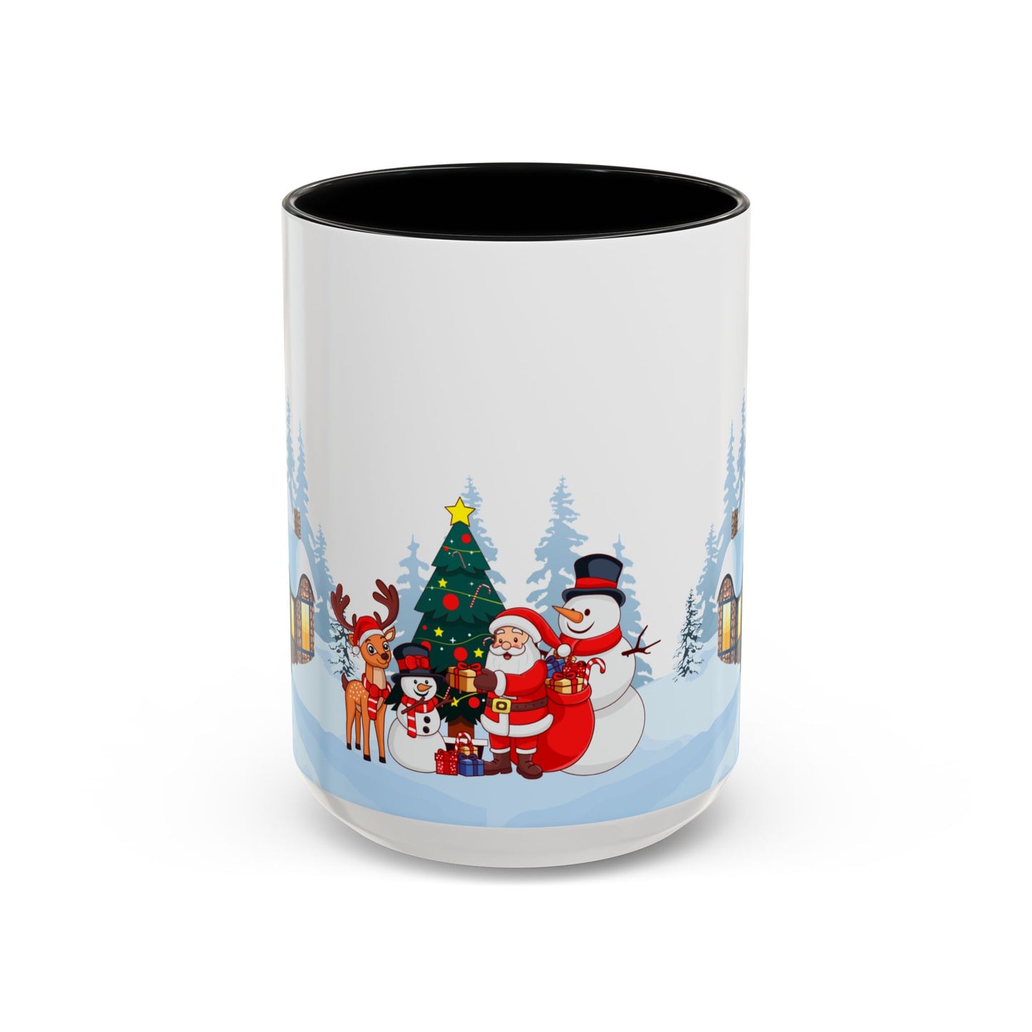 Outdoor Christmas Party - Accent Coffee Mug (11, 15oz) - 10454