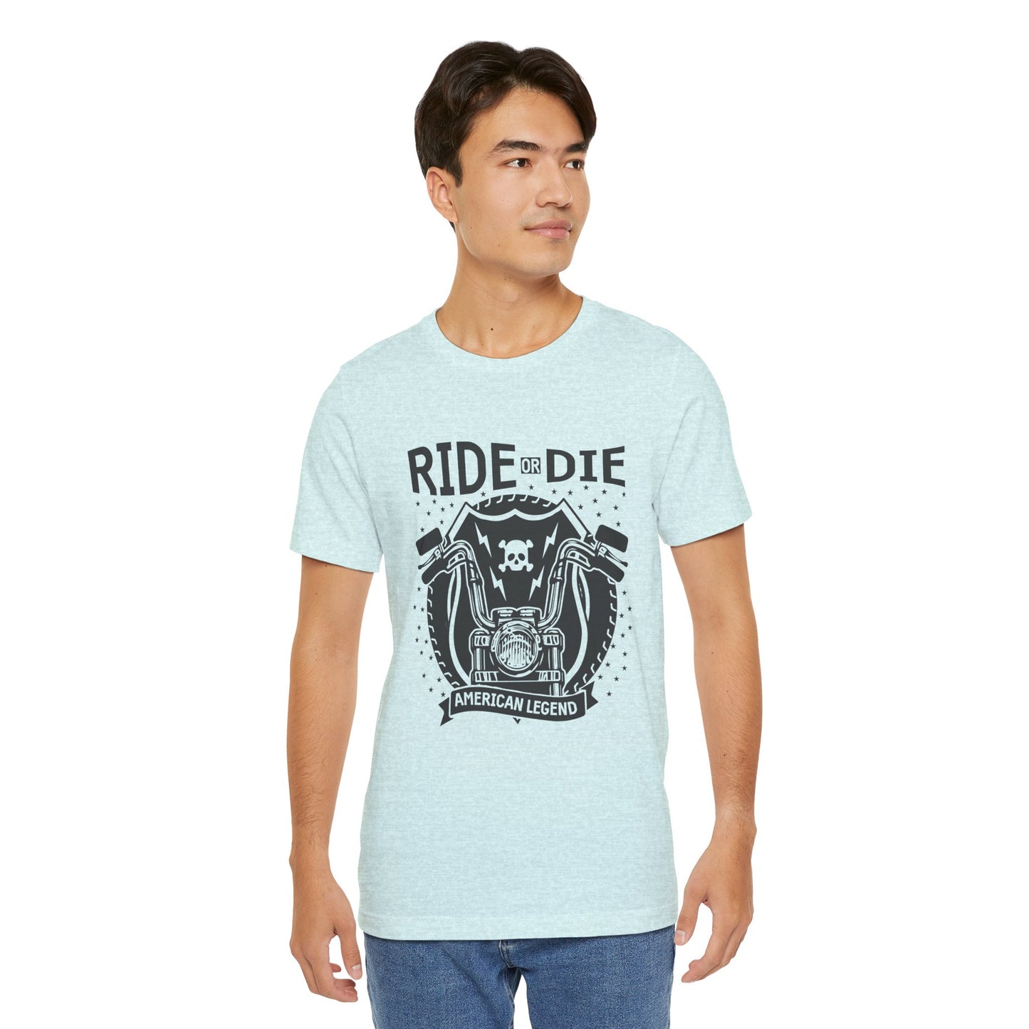 Ride or Die, American Legend - Unisex Jersey Short Sleeve Tee - 13261