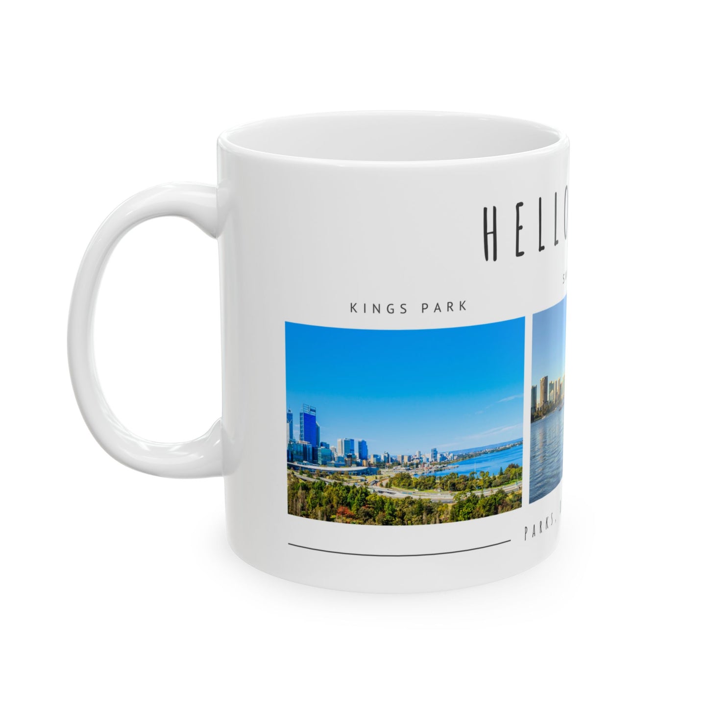 Hello Perth! Scenic Ceramic Mug - 11oz & 15oz - 12178