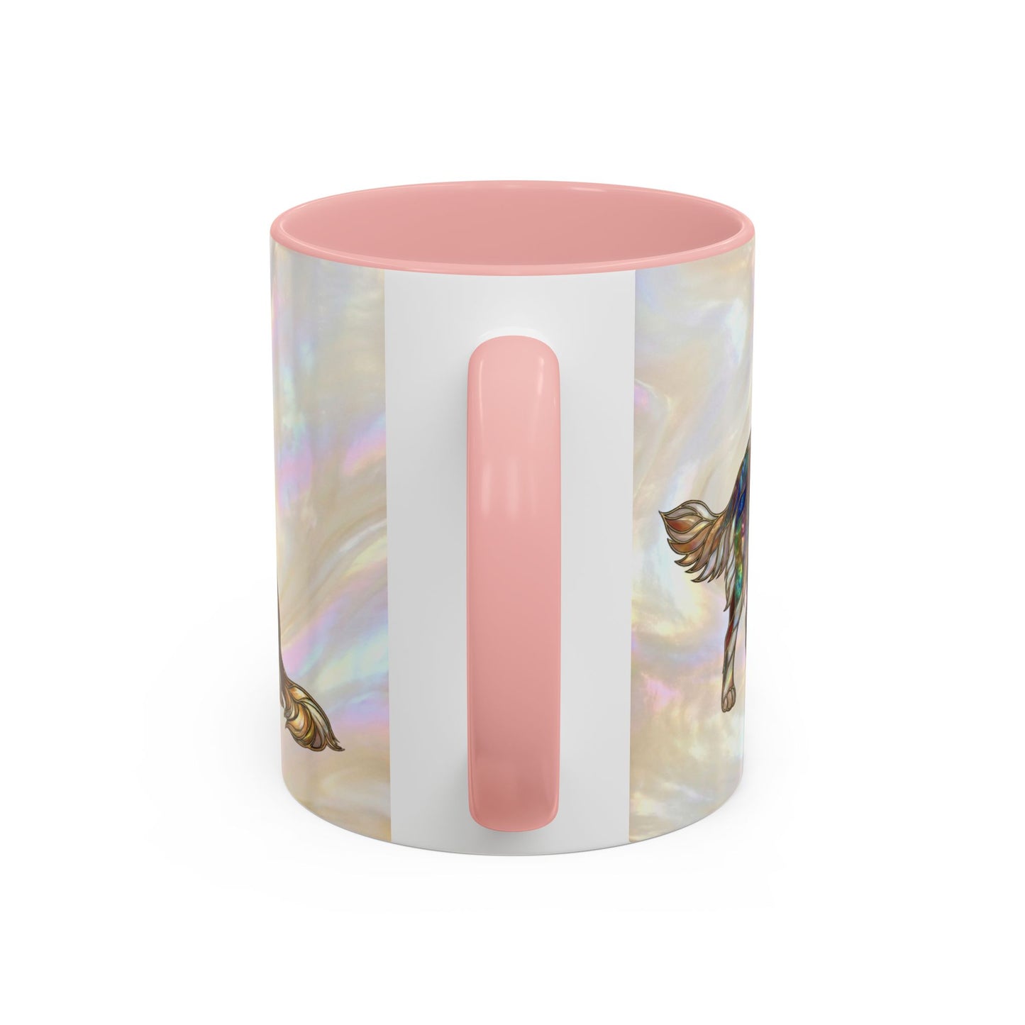 Personalized Golden Retriever Coffee Mug - Stained Glass Design 11/15oz - 14534