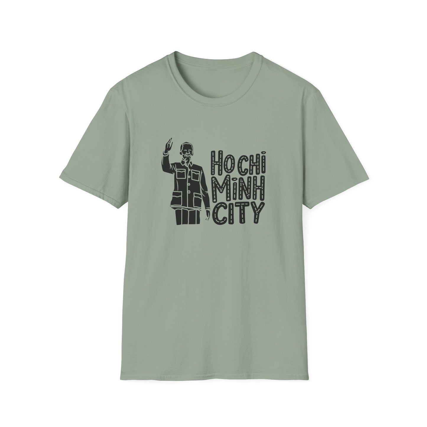 Hochi Minh City Graphic T-Shirt - Unisex Softstyle Tee - 12140