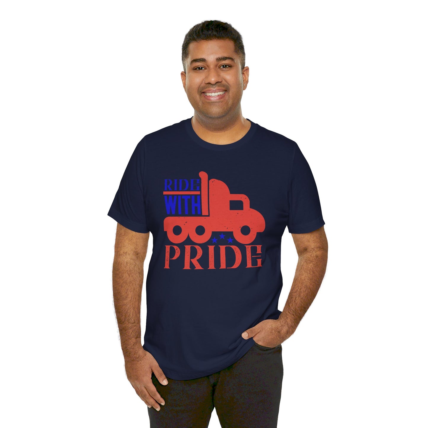 Ride With Pride - Unisex Jersey Short Sleeve Tee