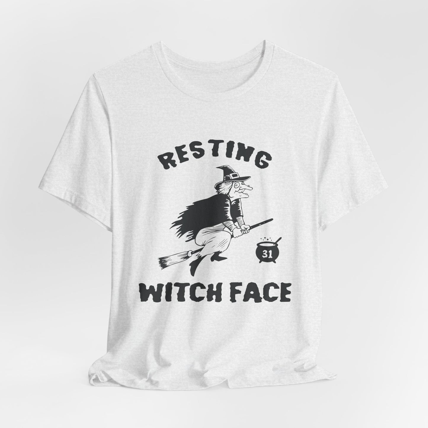 Halloween: Resting Witch Face - Unisex Jersey Short Sleeve Tee - 12665