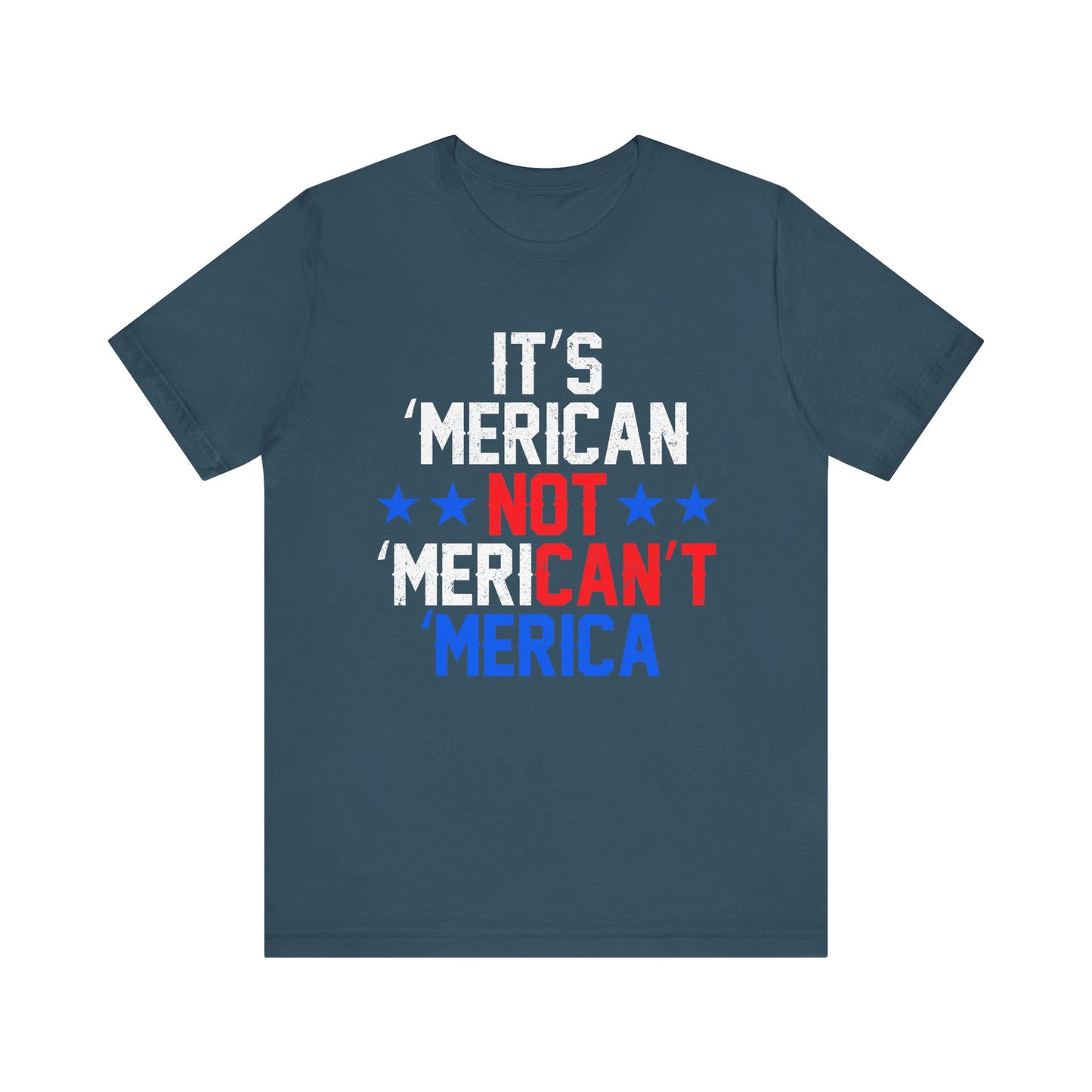 Patriotic Humor Tee, American Pride Shirt, Fun Casual Wear, Gift for Independence Day, Stylish Comfy T-Shirt - 13493
