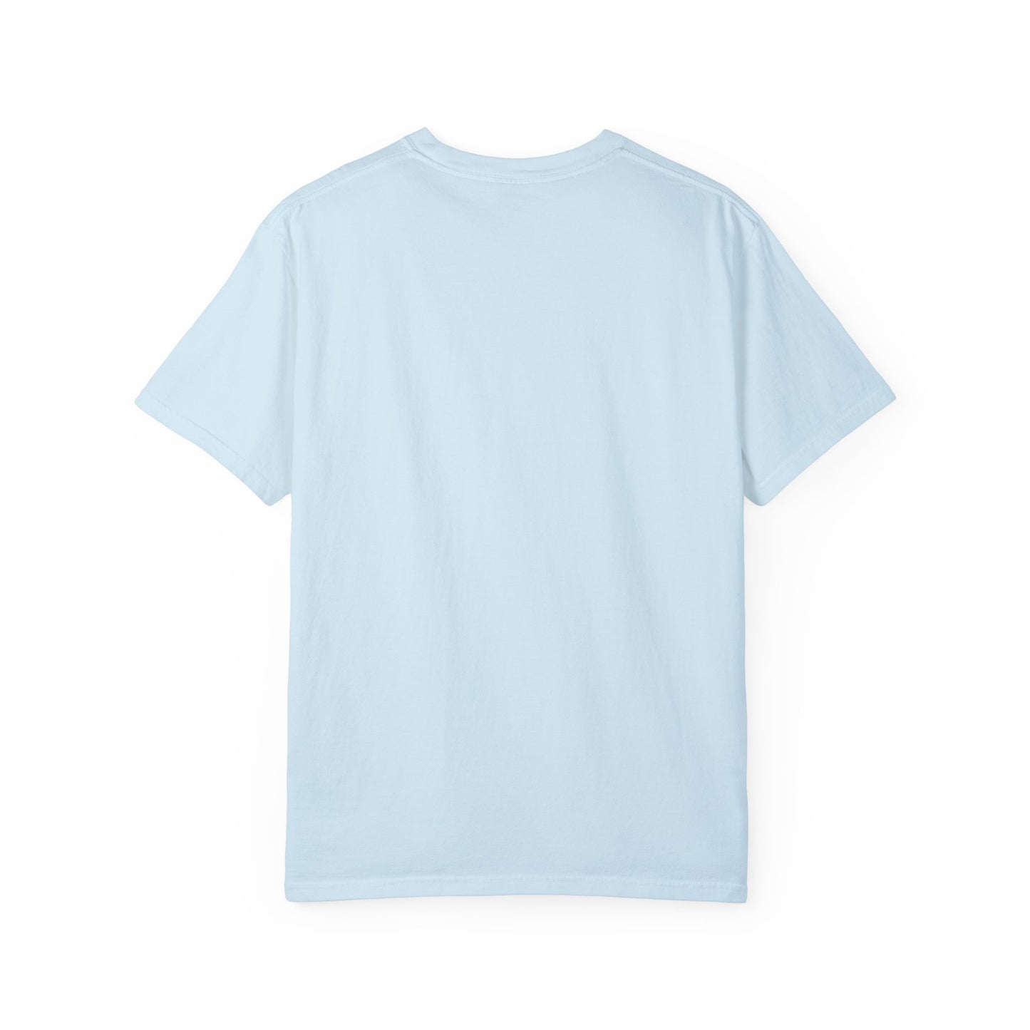 Happy Birthday, July, Delphinium - Unisex Garment-Dyed T-shirt - 10414