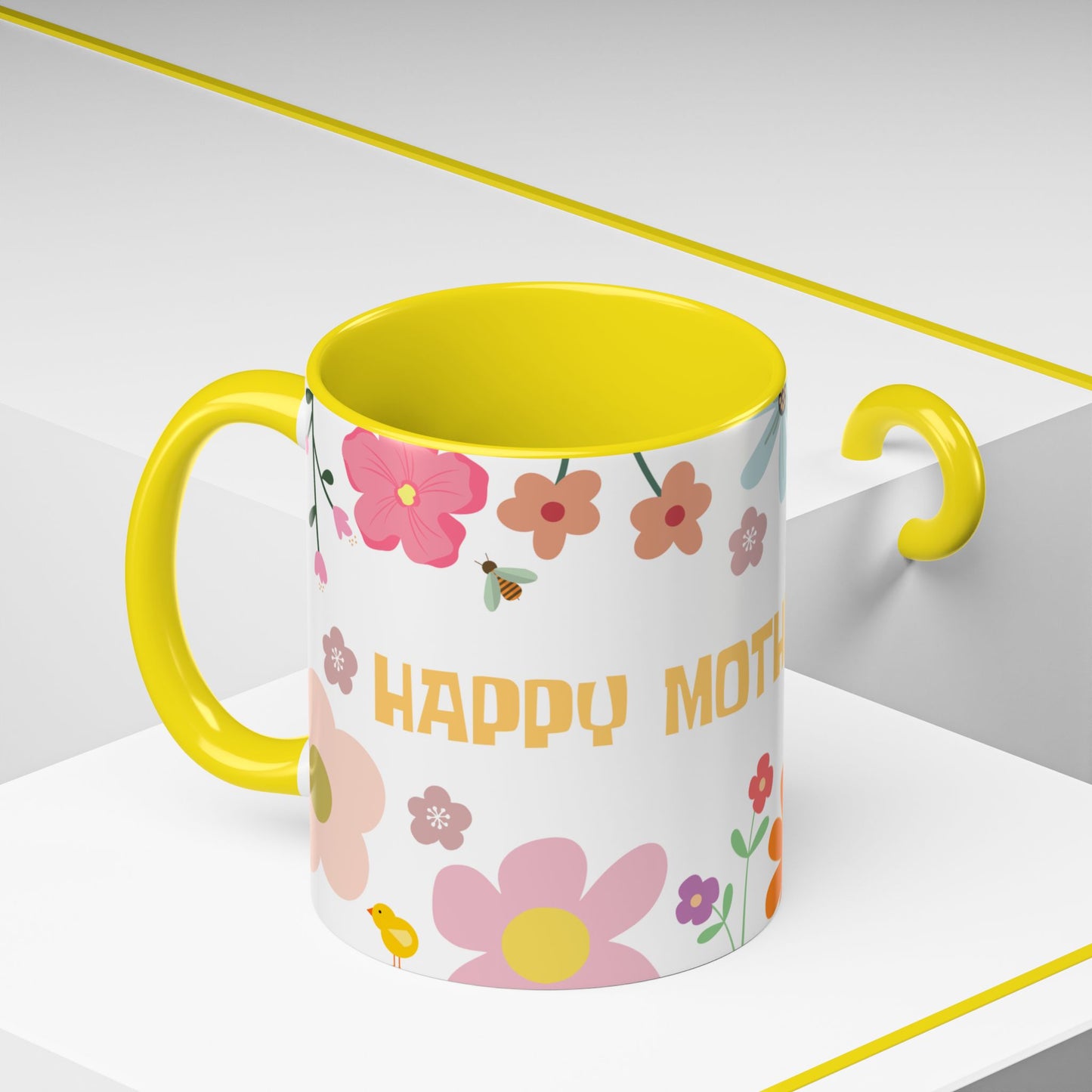 Floral Happy Mother's Day Coffee Mug - 11oz & 15oz - 11915