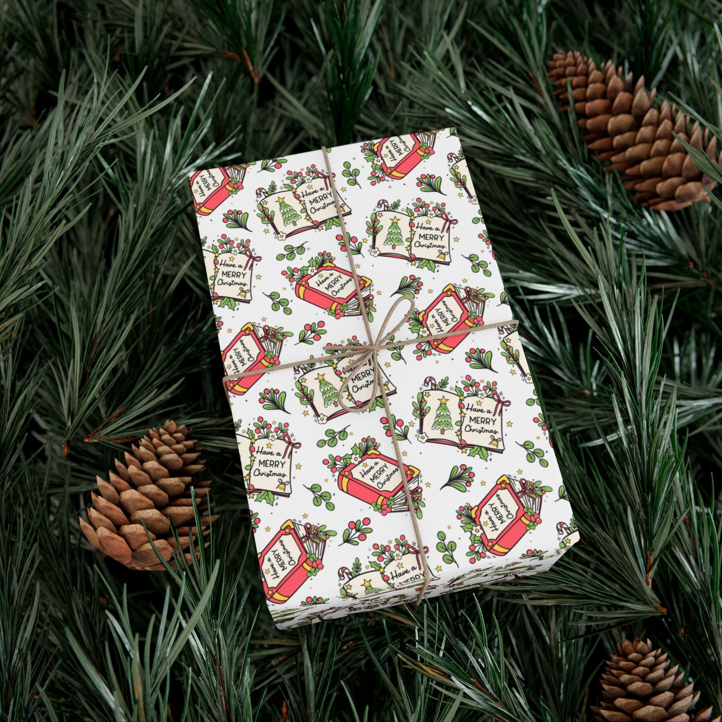 Have A Merry Christmas Books - Gift Wrap Papers - 10287