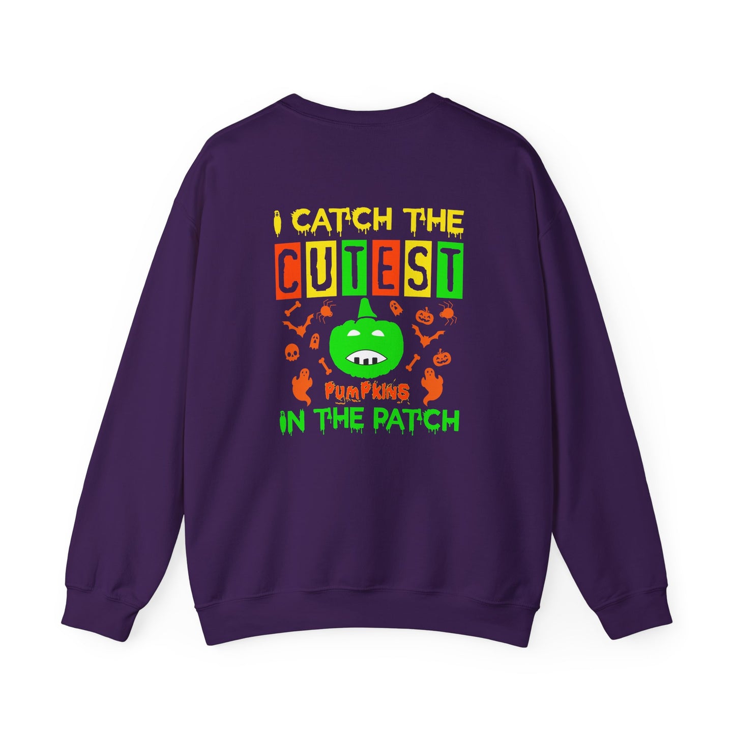 I Catch The Cutest Pumpkins In The Patch - Unisex Heavy Blend™ Crewneck Sweatshirt