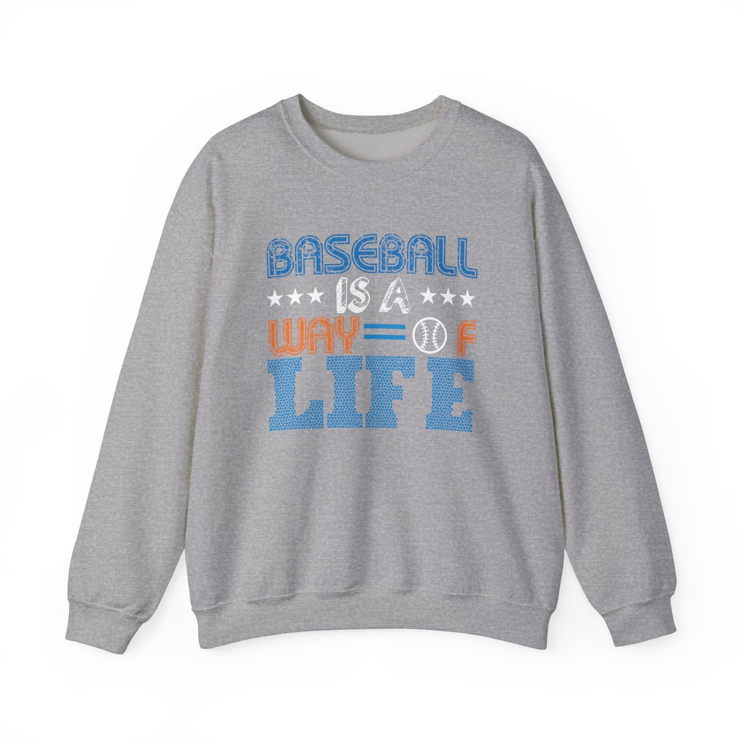 Baseball Is A Way of Life - Unisex Heavy Blend™ Crewneck Sweatshirt