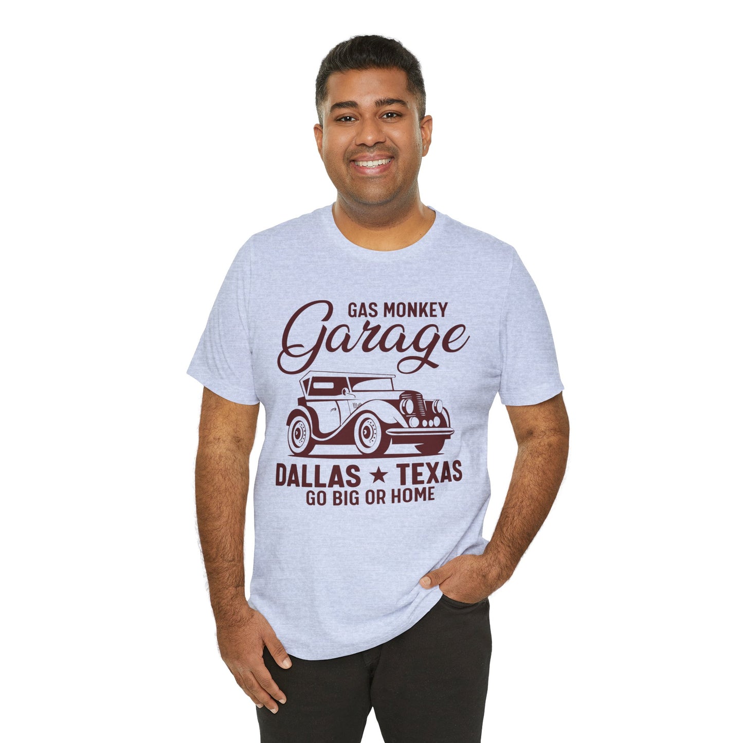 Gas Monkey Garage, Go Big or Home - Unisex Jersey Short Sleeve Tee - 13034