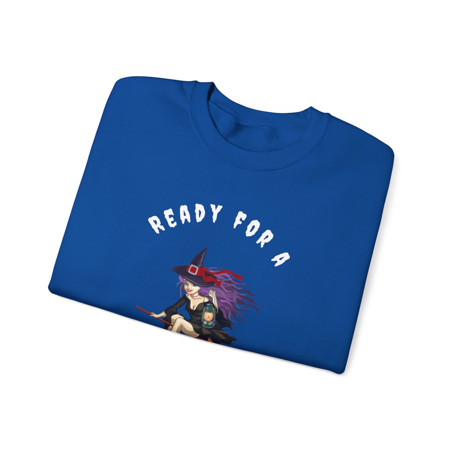 Ready For a Broom Ride - Unisex Heavy Blend™ Crewneck Sweatshirt