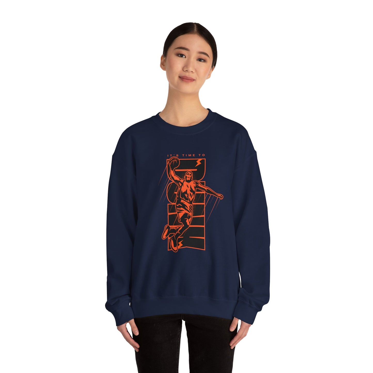 It's Time to Dunk - Unisex Heavy Blend™ Crewneck Sweatshirt - 10575