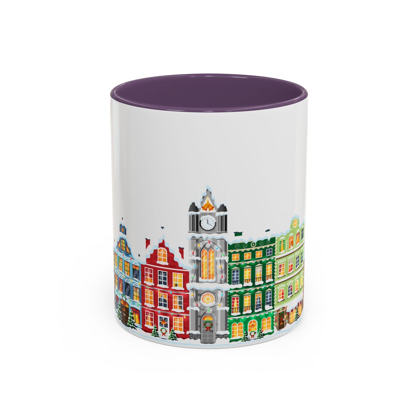 Christmas Houses - Accent Coffee Mug (11, 15oz) - 10438