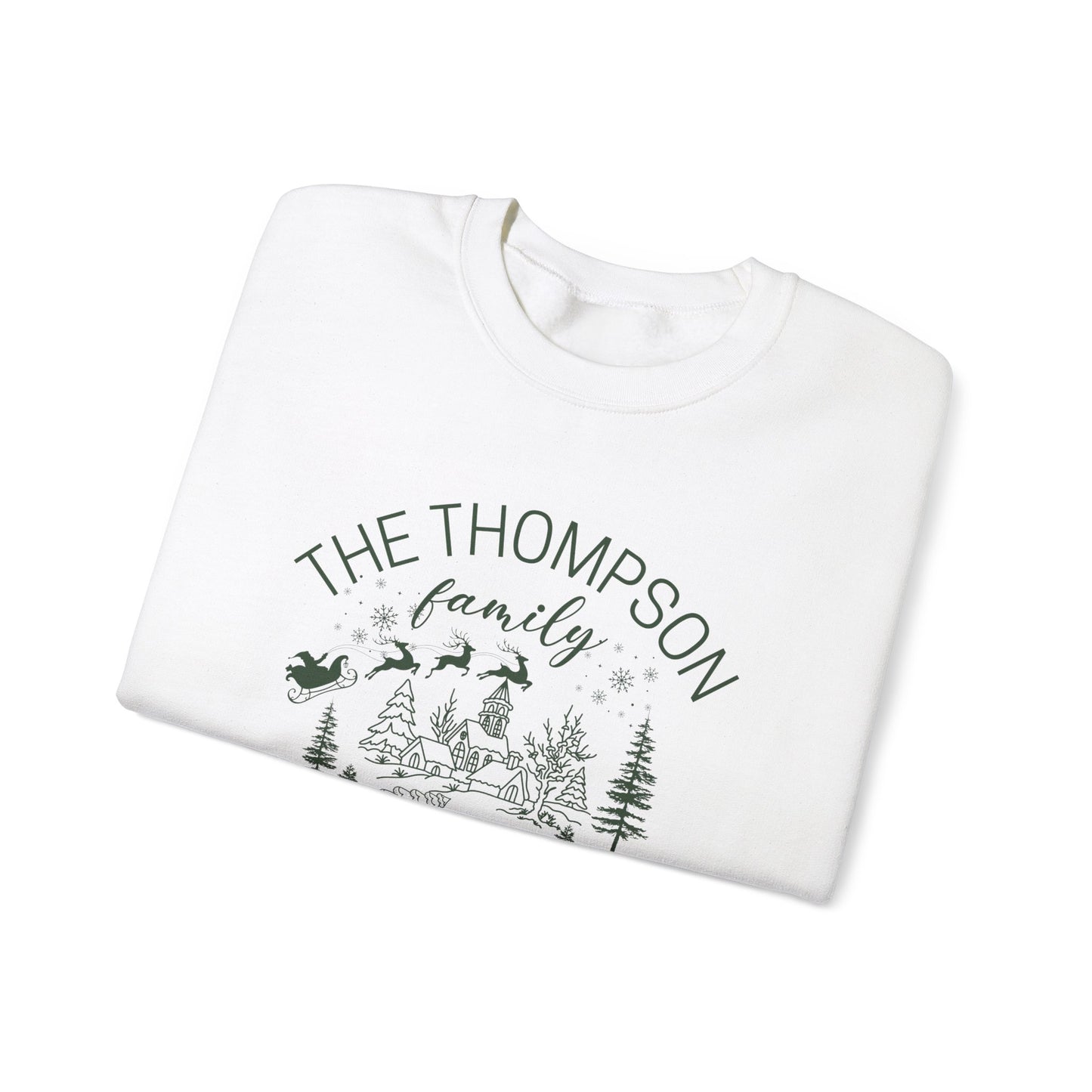 The Thompson Family, Customizable  - Unisex Heavy Blend™ Crewneck Sweatshirt