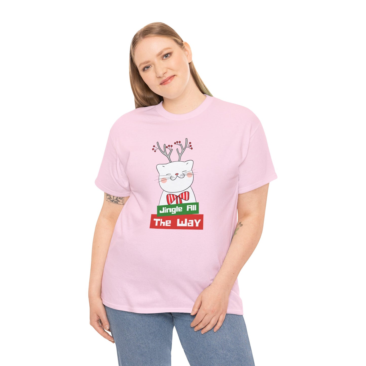 Jingle All the Way - Unisex Heavy Cotton Tee