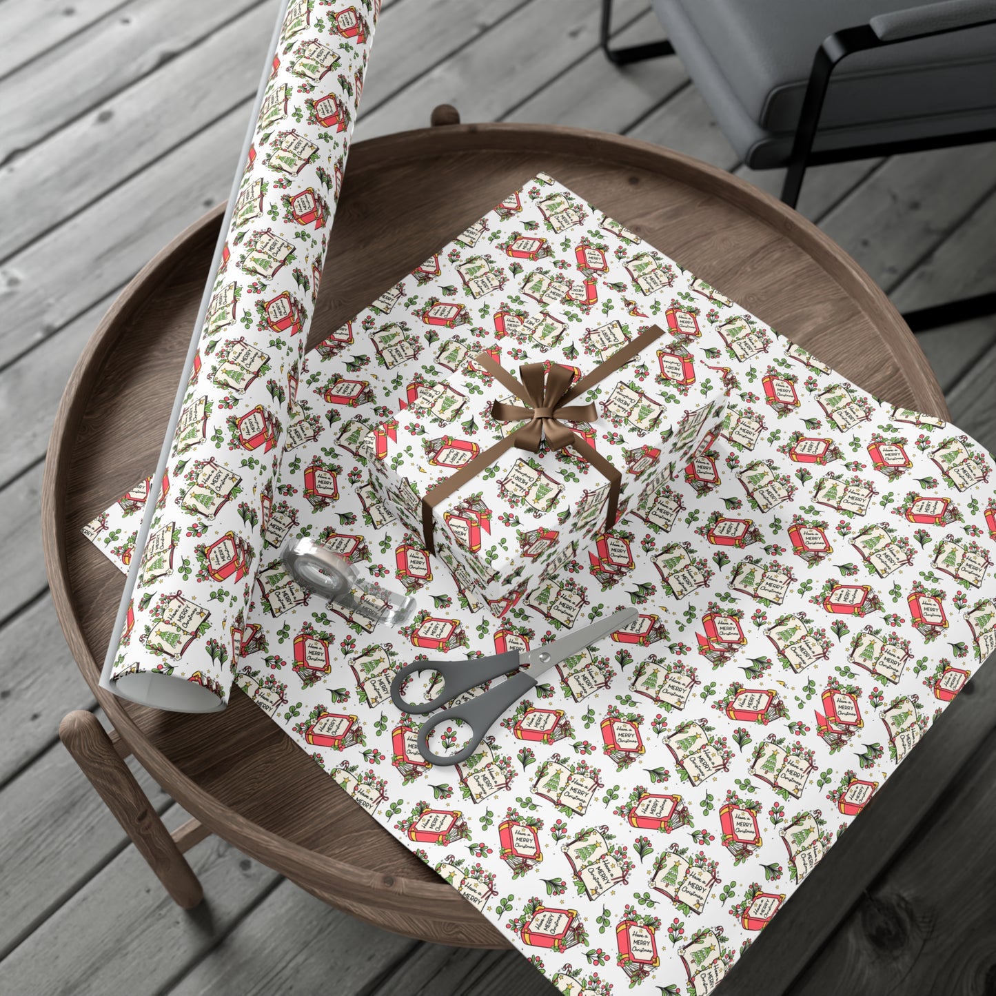 Have A Merry Christmas Books - Gift Wrap Papers - 10287