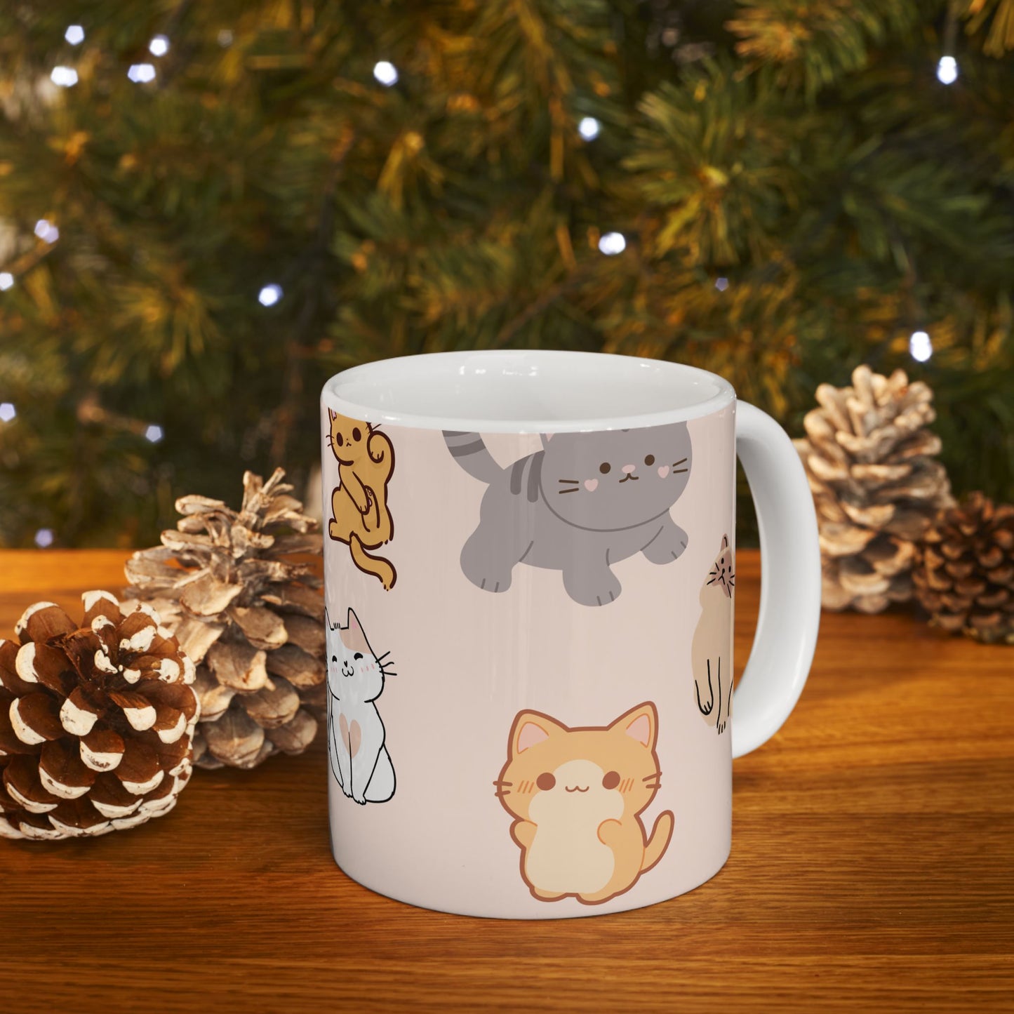 Cute Cats - Ceramic Mug, (11oz, 15oz) - 10903
