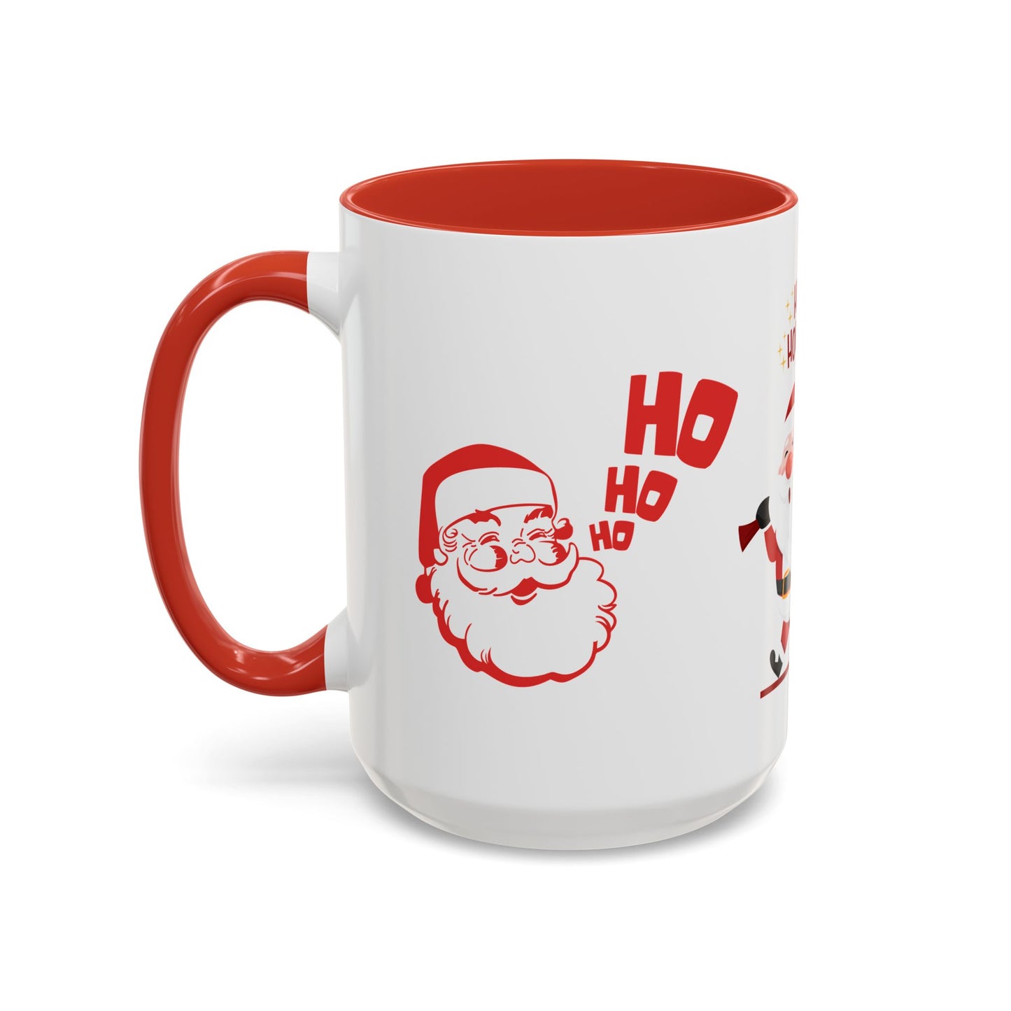 Santa, Ho Ho Holidays  - Accent Coffee Mug (11, 15oz)