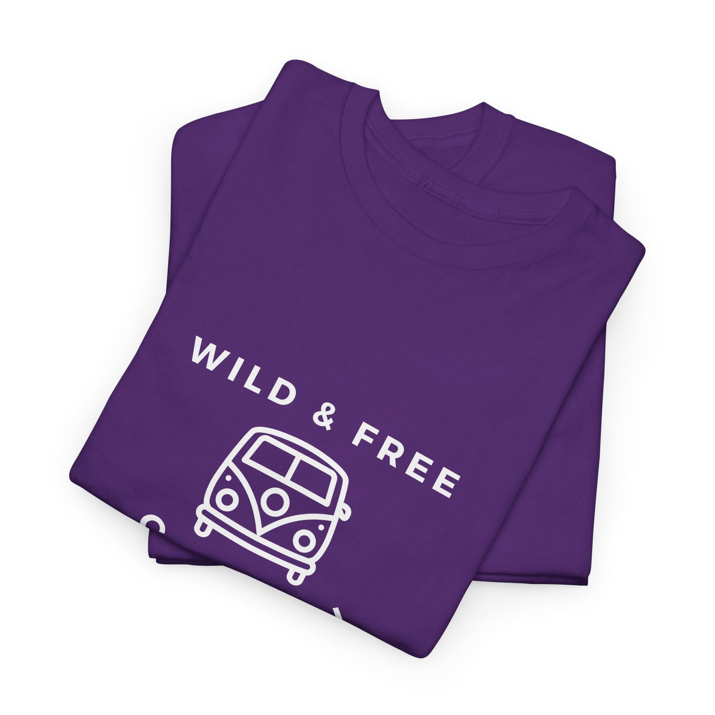 Wild & Free, Camp Van - Unisex Heavy Cotton Tee - 10567