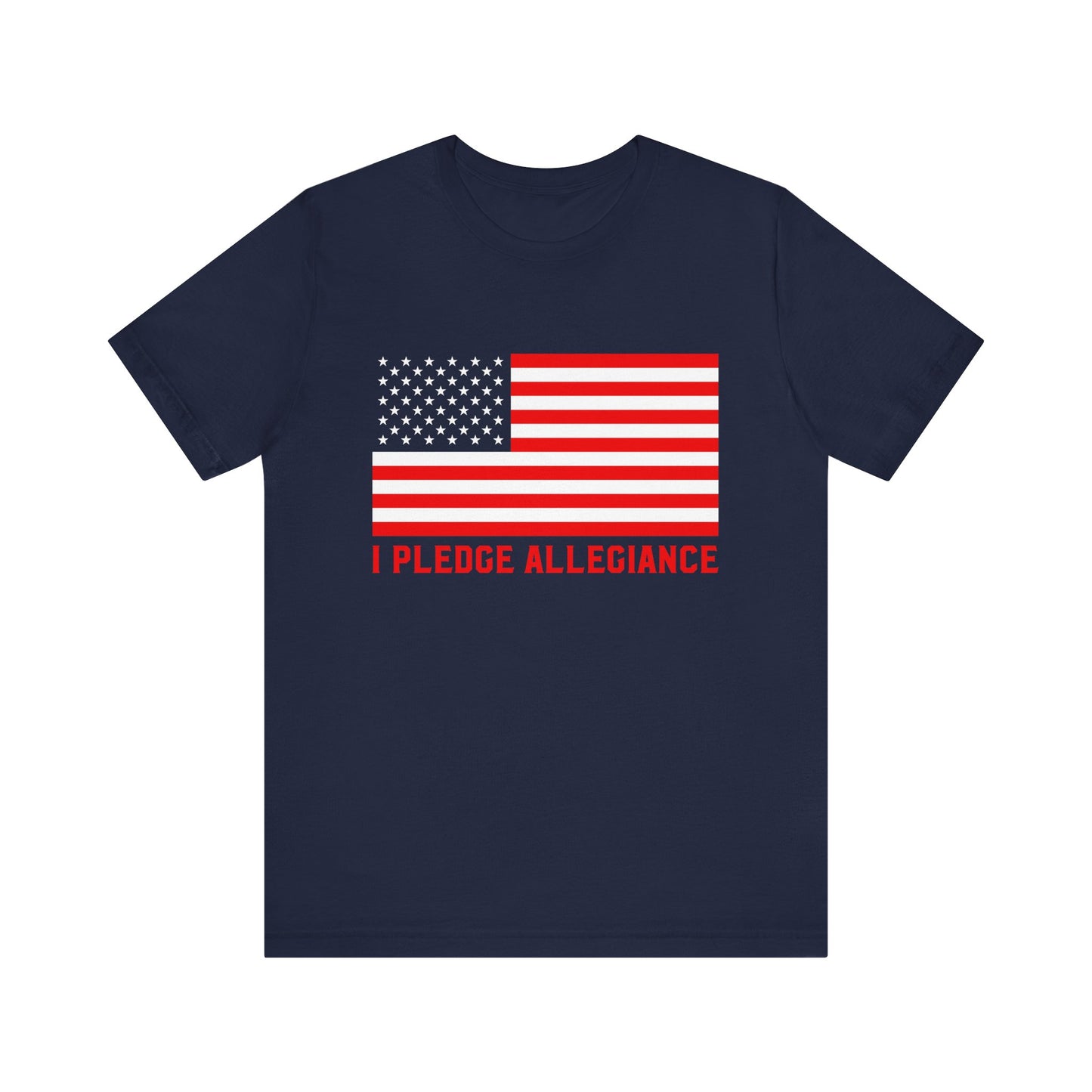 Patriotic Pledge Tee, Unisex T-Shirt for Celebrating Freedom, Independence Day Shirt Gift for Patriots - 13697