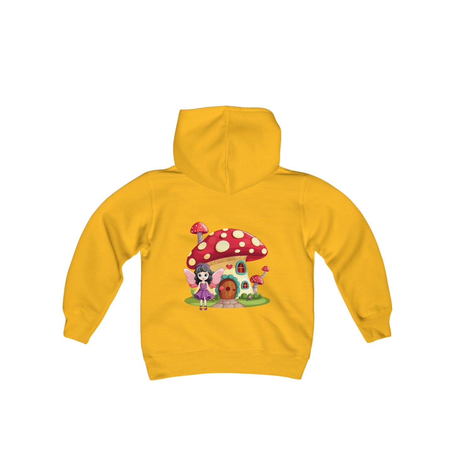 Fairy Mushroom House - Youth Heavy Blend Hooded Sweatshirt