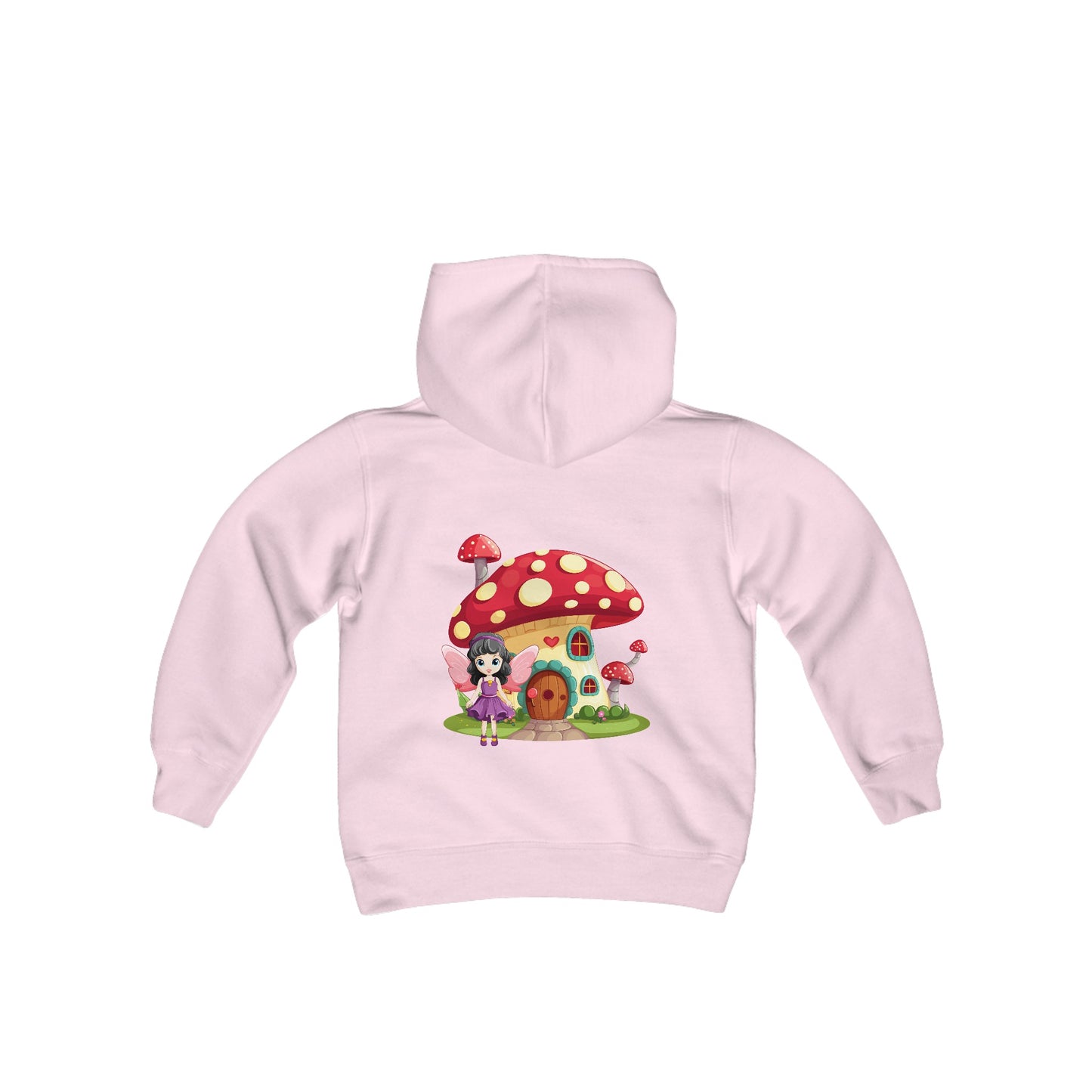 Fairy Mushroom House - Youth Heavy Blend Hooded Sweatshirt