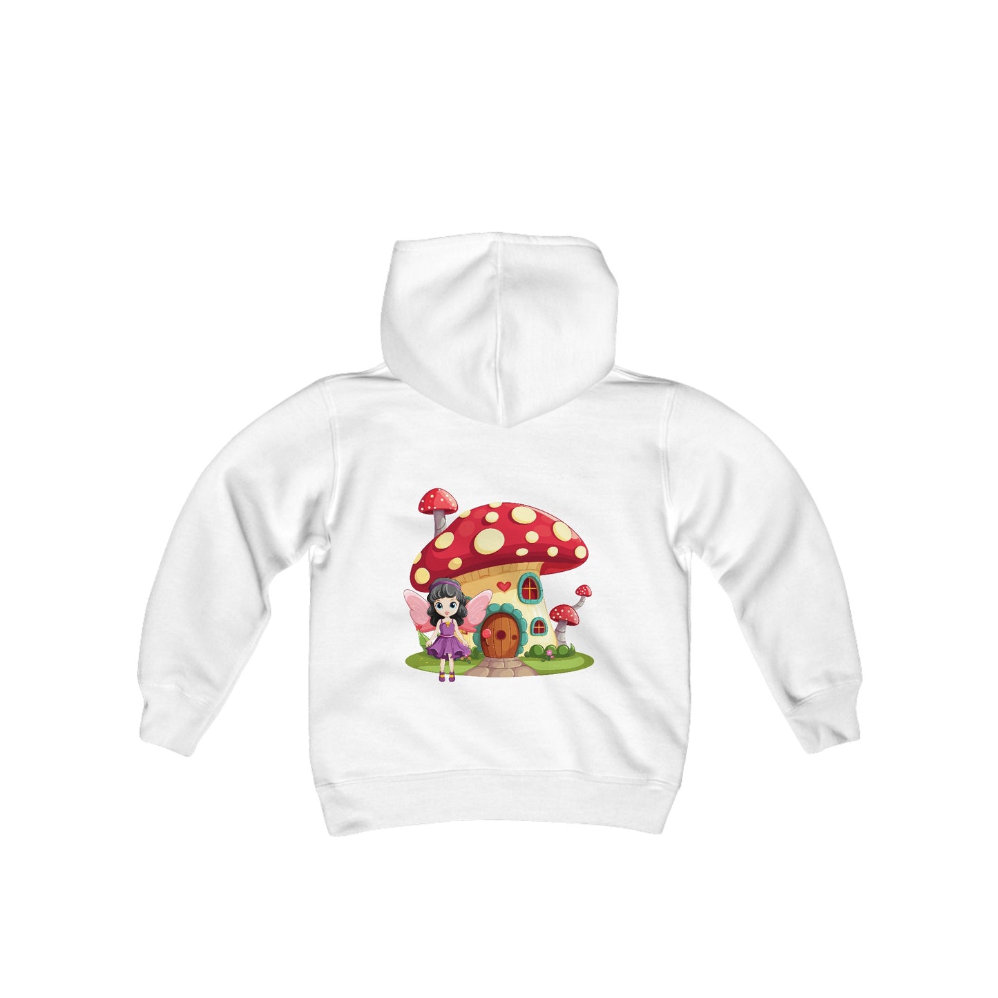 Fairy Mushroom House - Youth Heavy Blend Hooded Sweatshirt