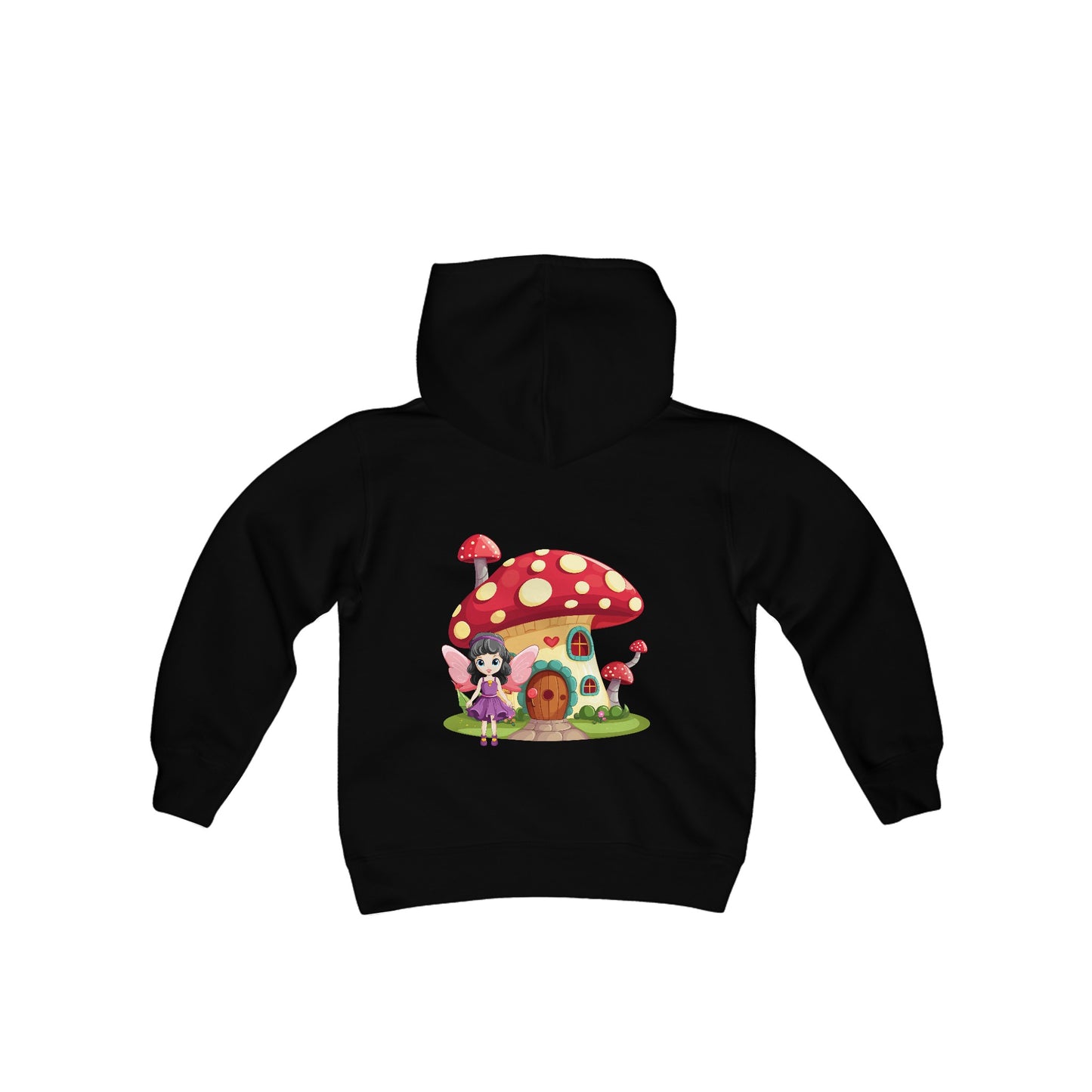 Fairy Mushroom House - Youth Heavy Blend Hooded Sweatshirt