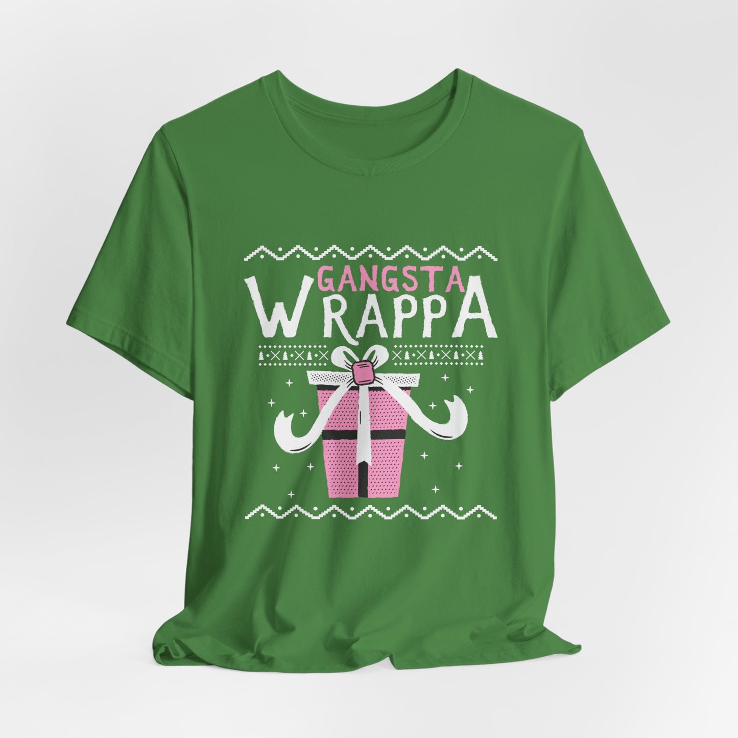 Christmas: Gangsta Wrappa - Unisex Jersey Short Sleeve Tee