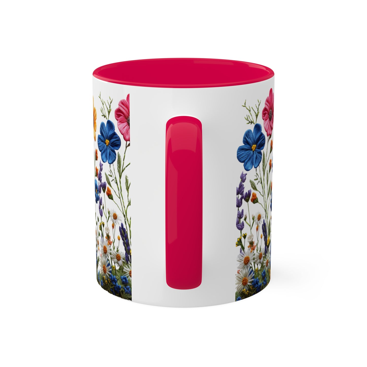 Wild and Free: Wildflower Colorful Mugs, 11oz