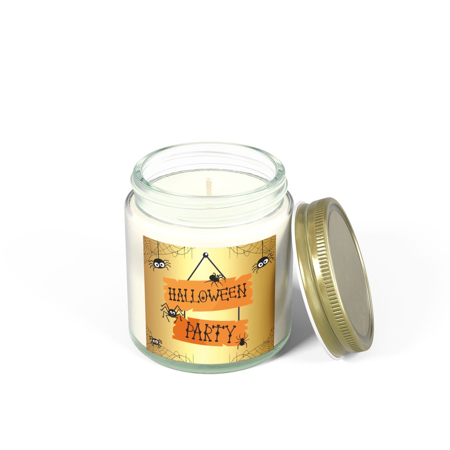 Halloween Party - Scented Coconut Apricot Candles (4oz, 9oz)