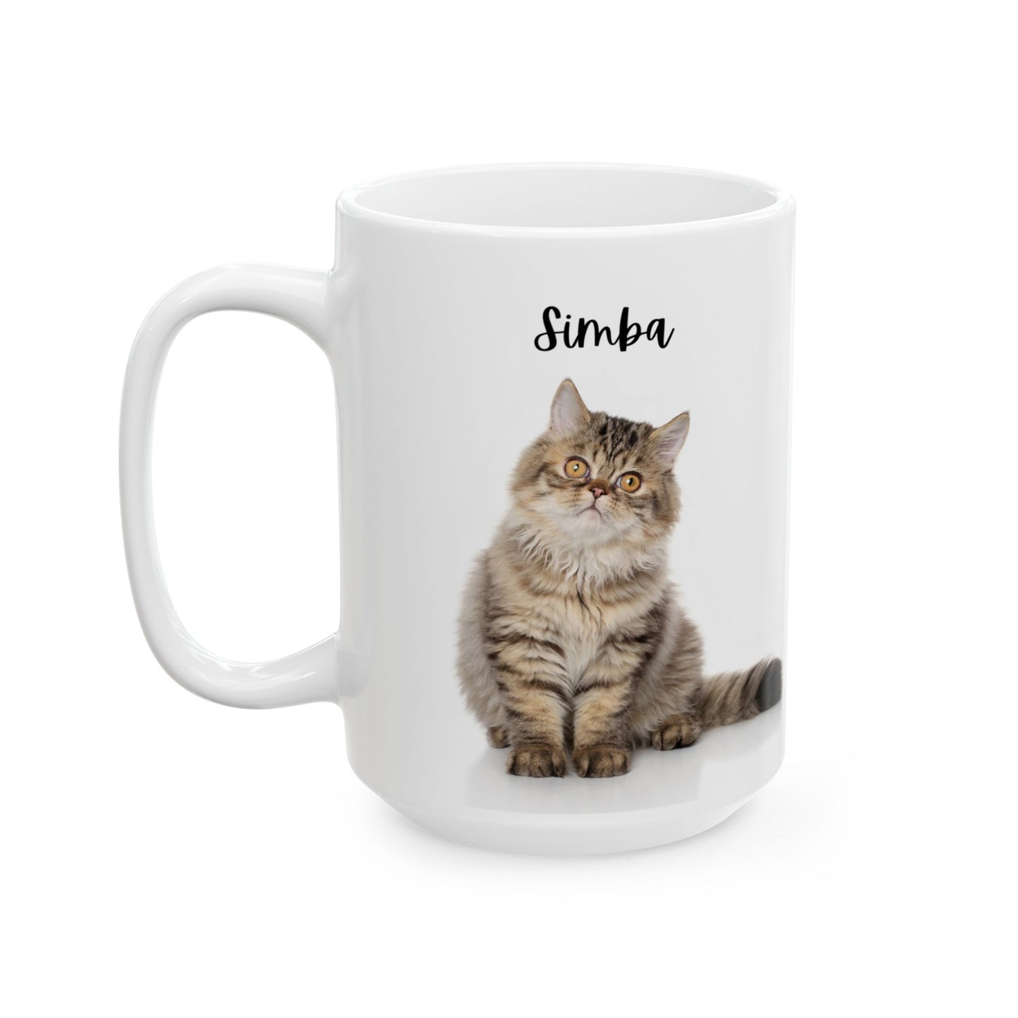 Cozy Cat Ceramic Mug - Perfect Gift for Cat Lovers, Coffee Enthusiasts, Pet Owners, Birthday, and Home Decor - 14198