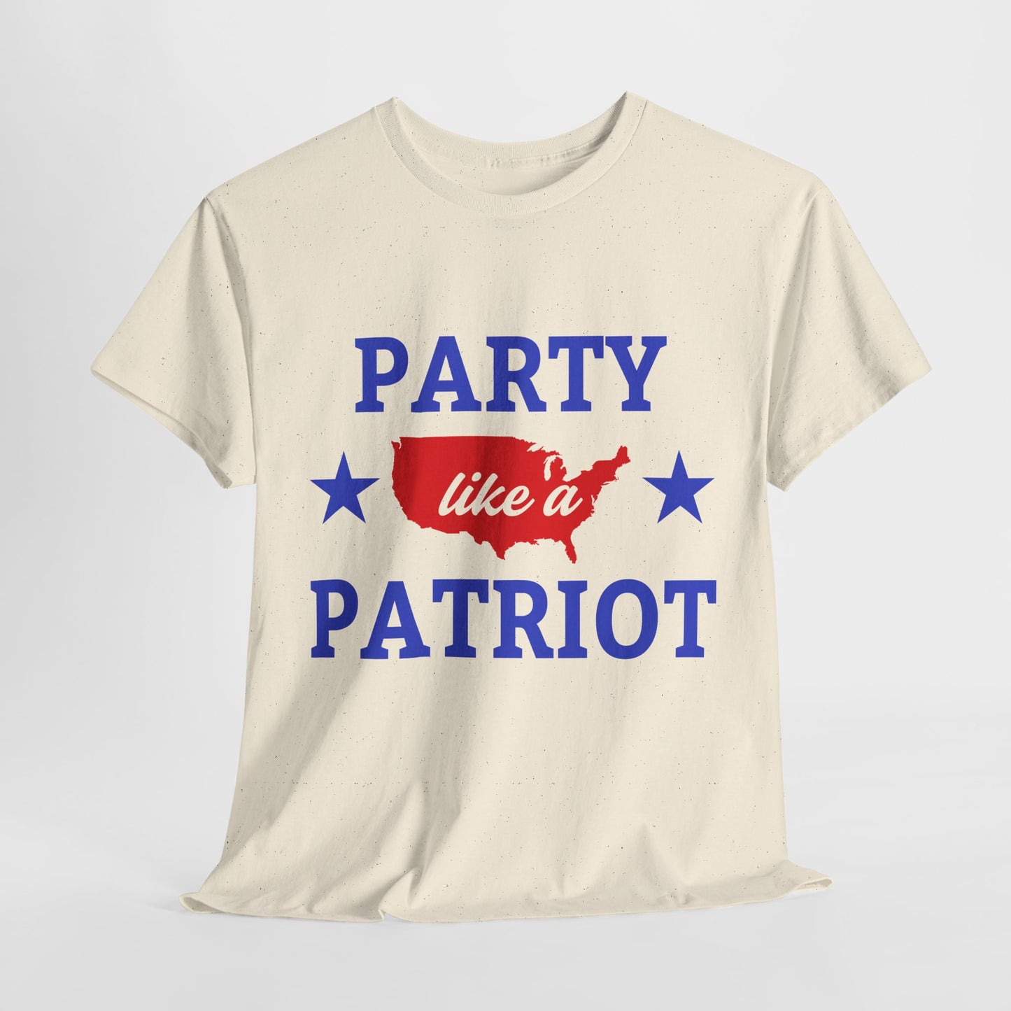 Patriotic Party Tee - Celebrate Independence, Fun Gatherings, BBQs, Gift for Patriots, Unisex Heavy Cotton T-shirt - 13732