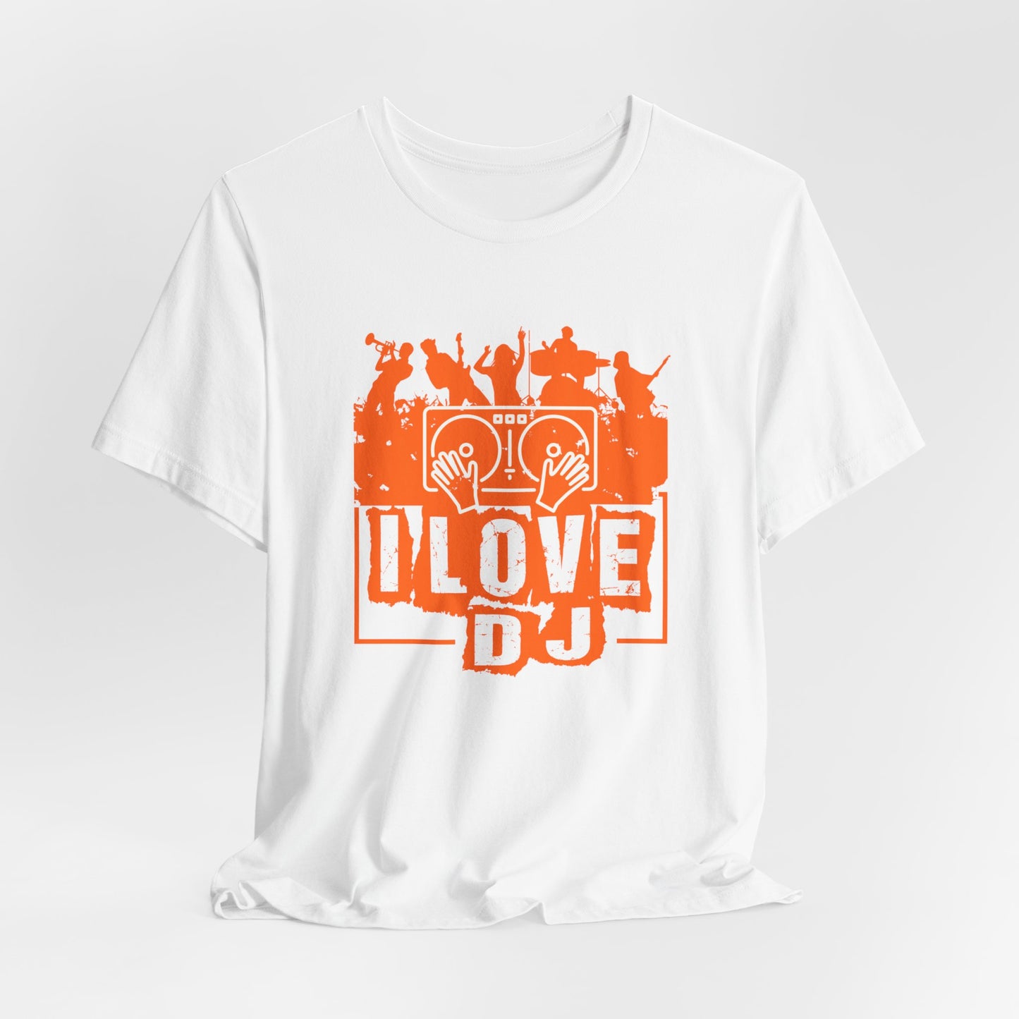 Music: I Love DJ - Unisex Jersey Short Sleeve Tee