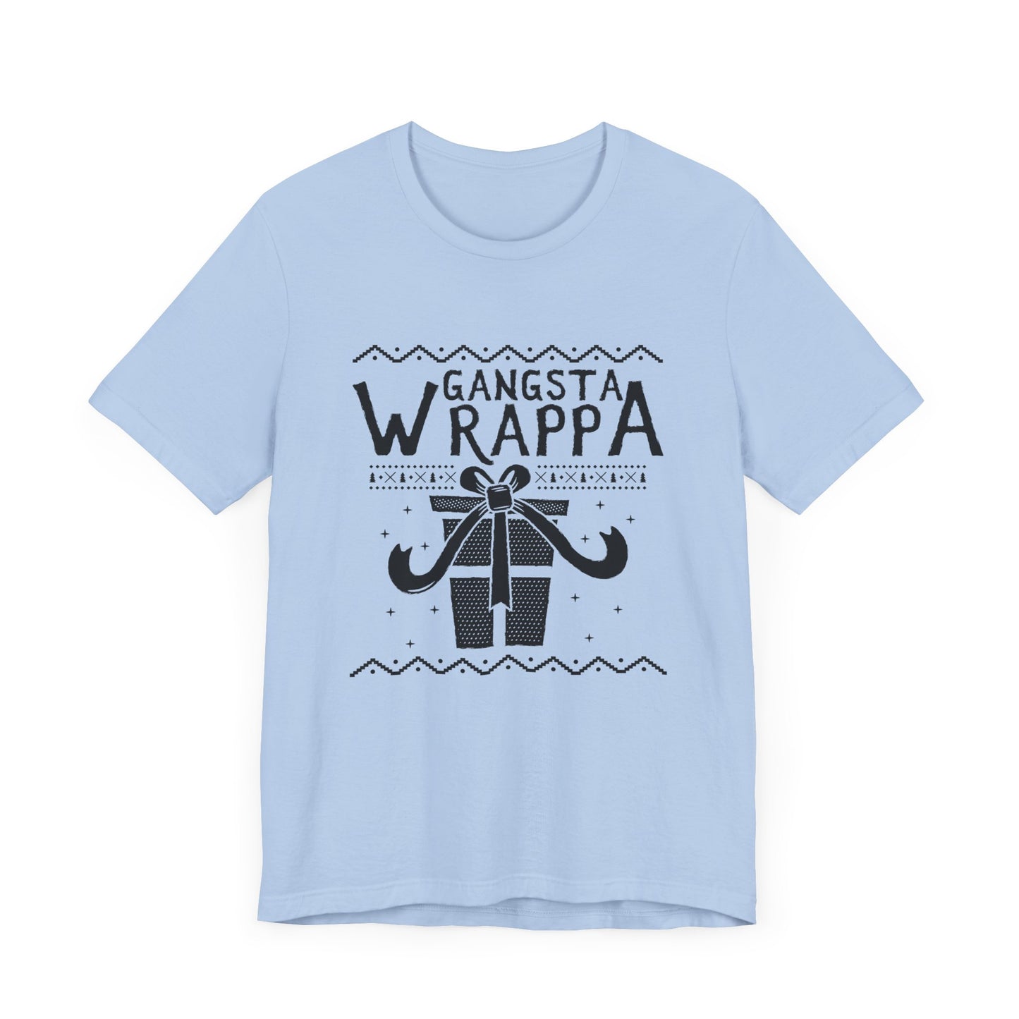 Christmas: Gangsta Wrappa - Unisex Jersey Short Sleeve Tee