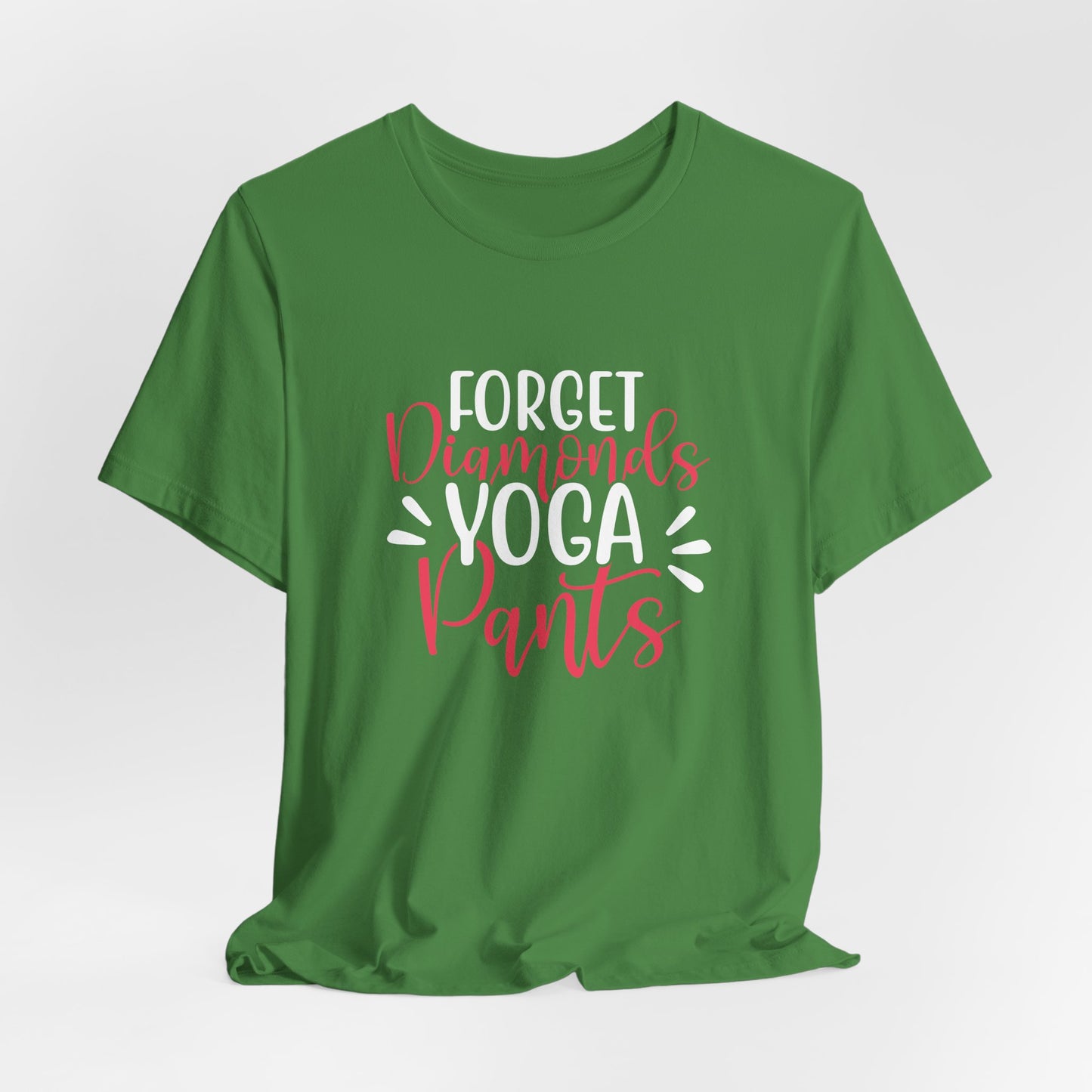Forget Diamonds, Yoga Pants - Unisex Jersey Short Sleeve Tee - 12411