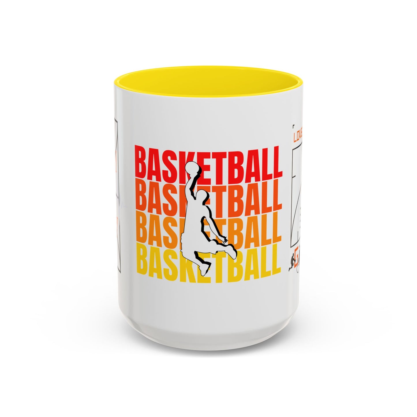 Basketball - Accent Coffee Mug (11, 15oz) - 10715