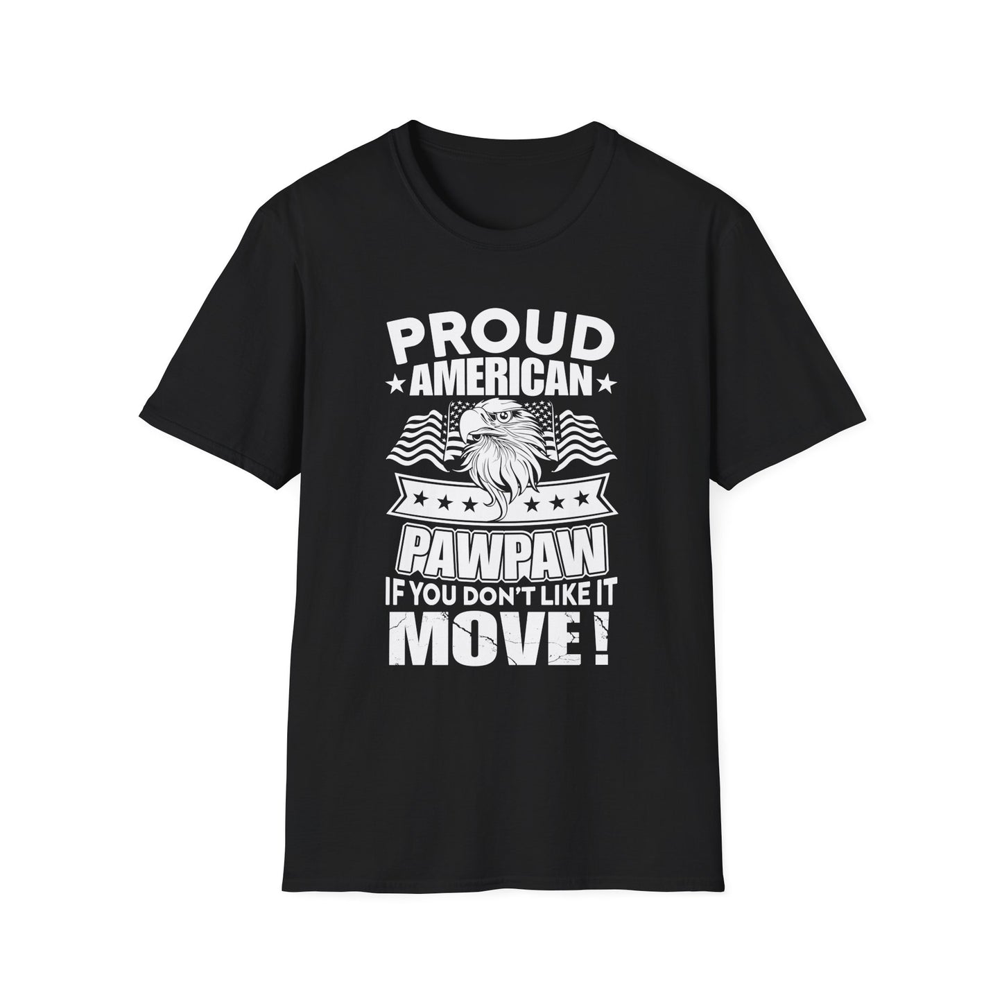 Proud American Pawpaw T-Shirt, Unisex Tee for Grandfather, Father's Day Gift, Casual Wear, Patriotic Shirt, Comfortable Tee - 13787