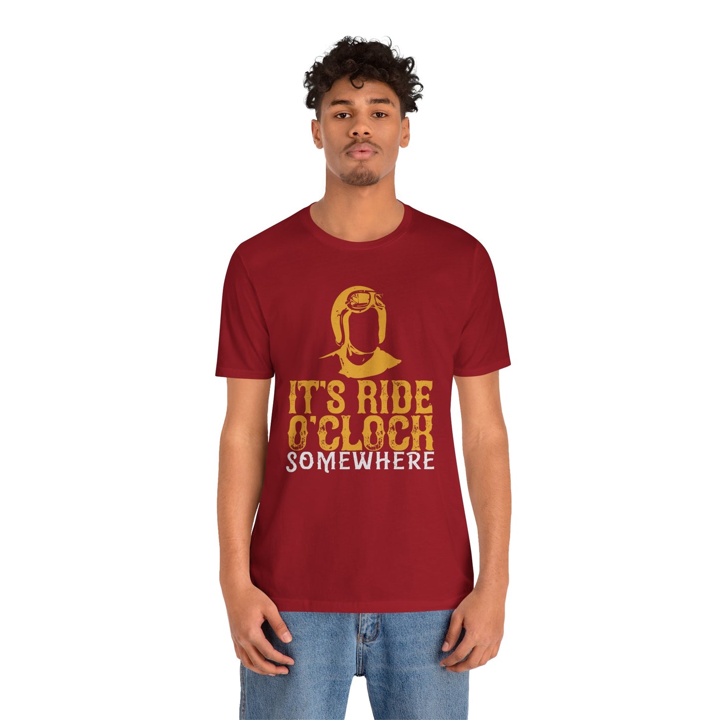 It’s Ride O’Clock Somewhere - Unisex Jersey Short Sleeve Tee - 13755