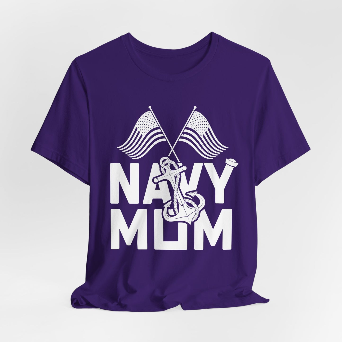 Navy Mom - Unisex Jersey Short Sleeve Tee - 13045