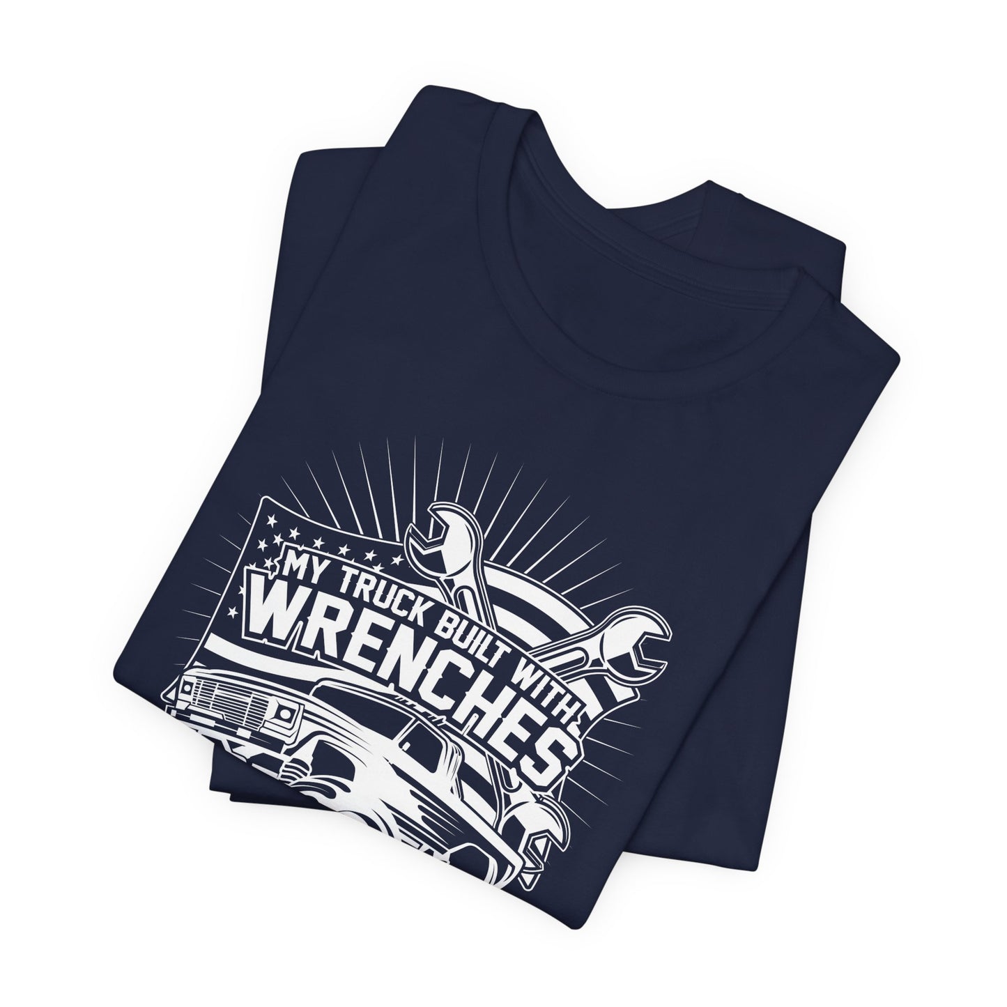 My Truck Built With Wrenches - Unisex Jersey Short Sleeve Tee