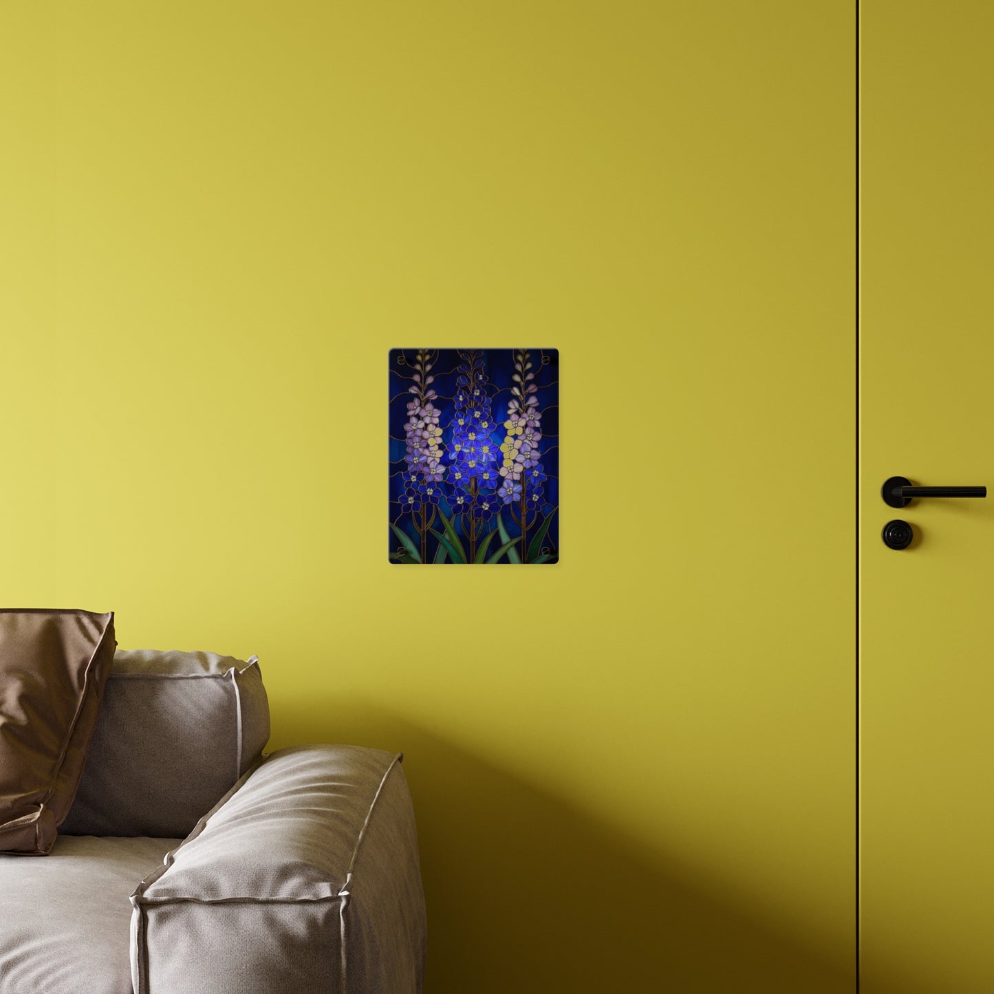 Larkspur Floral Acrylic Wall Art — 14605