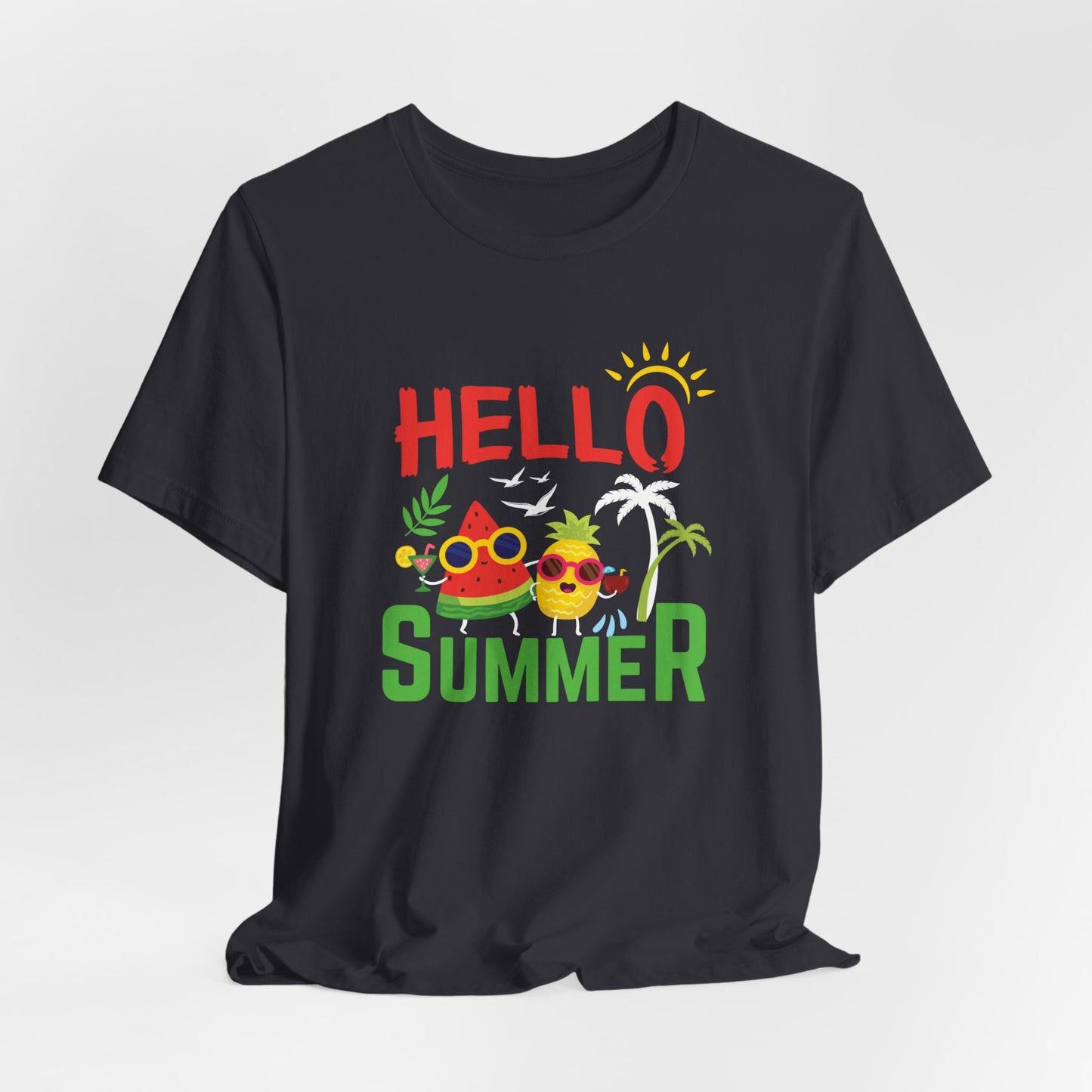 Hello Summer - Unisex Jersey Short Sleeve Tee - 13096