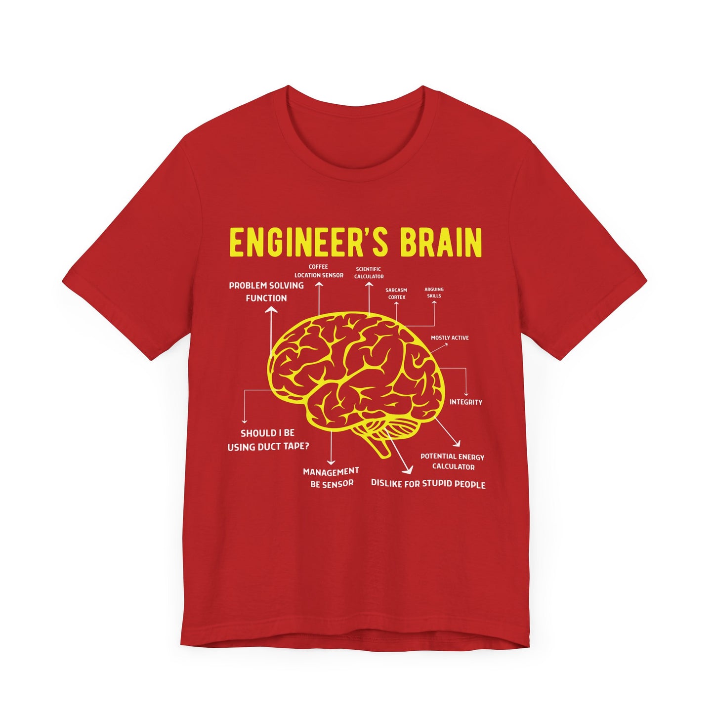 Engineer's Brain - Unisex Jersey Short Sleeve Tee - 13536