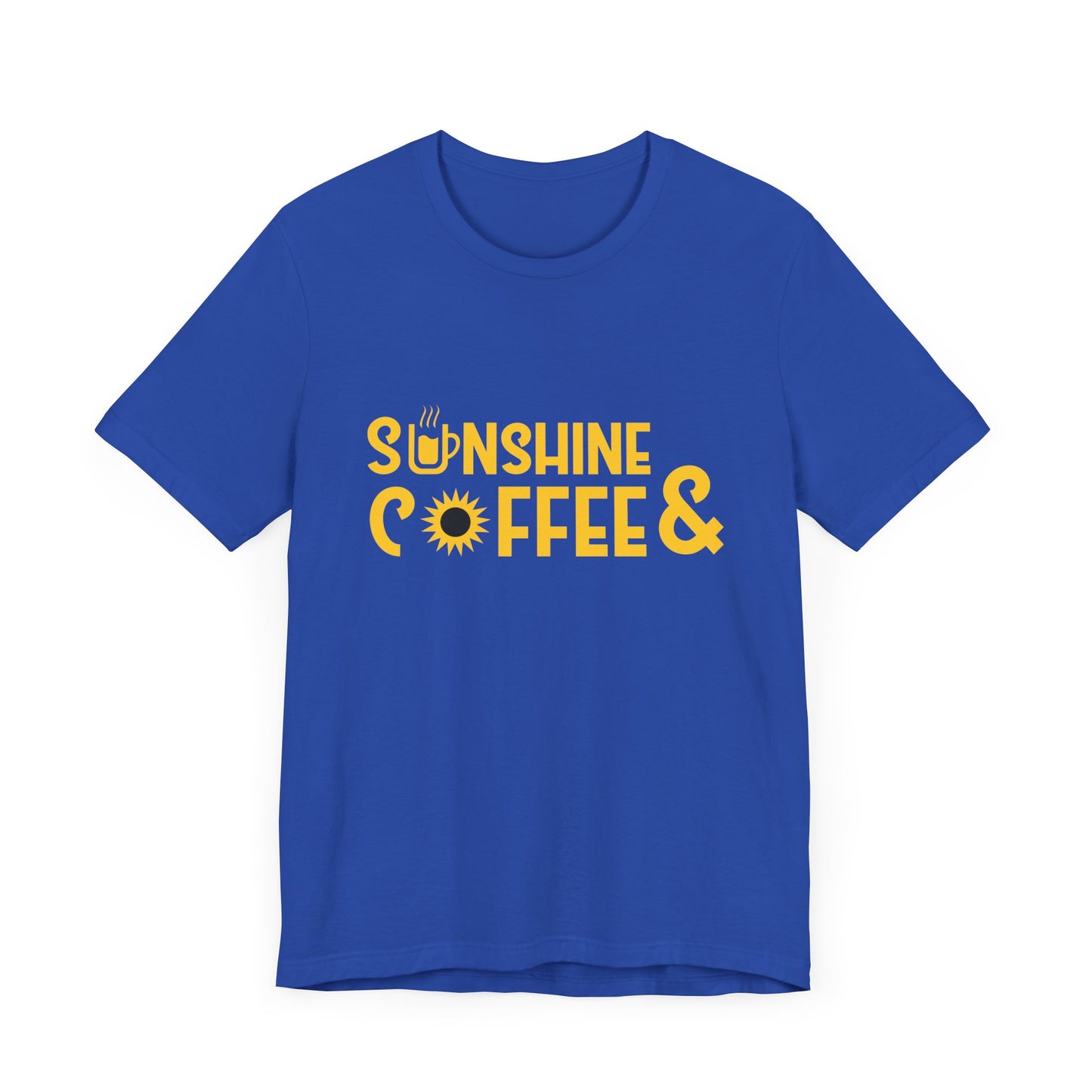 Sunshine & Coffee - Unisex Jersey Short Sleeve Tee