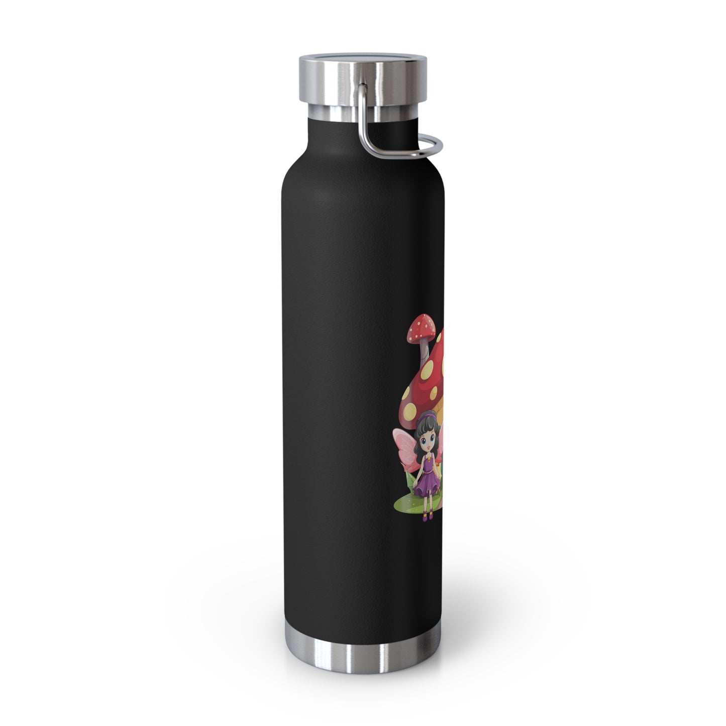 Fairy Mushroom House - Copper Vacuum Insulated Bottle, 22oz