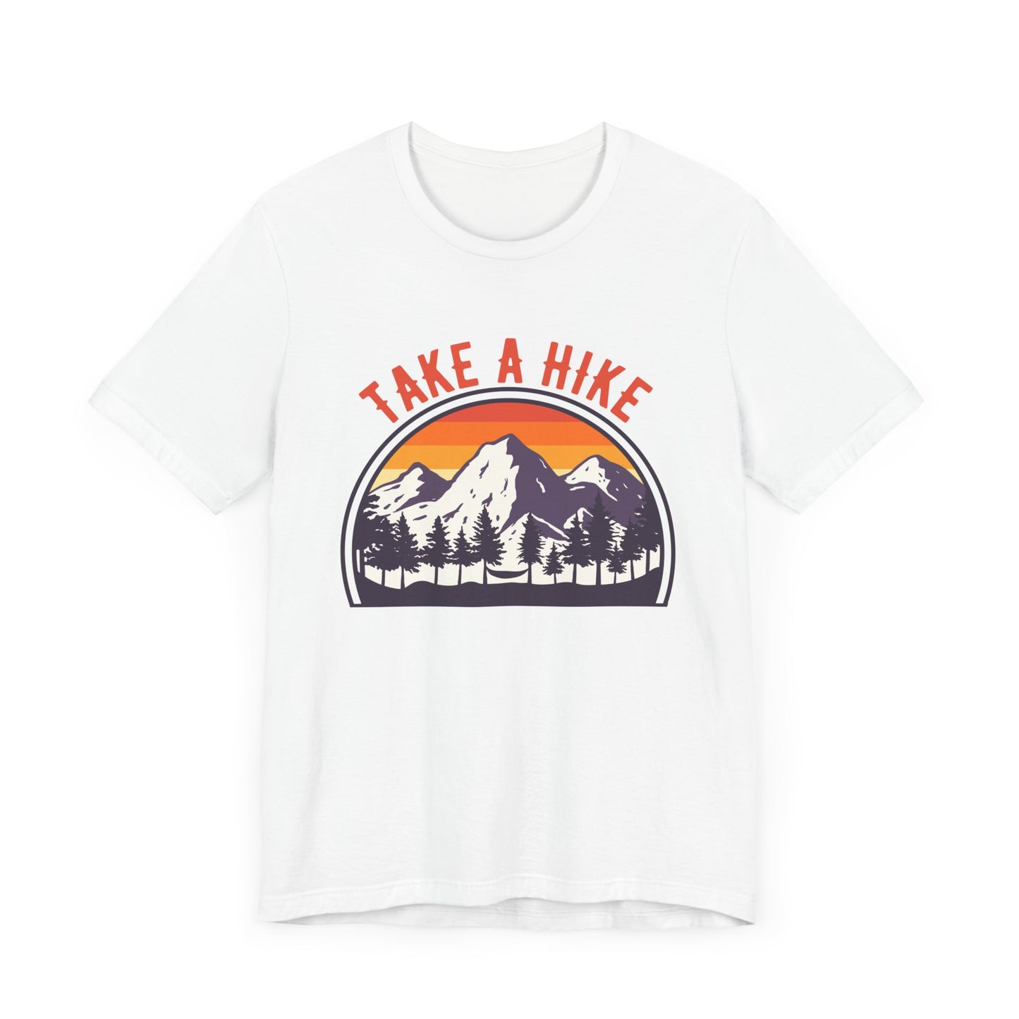 Camping: Take A Hike - Unisex Jersey Short Sleeve Tee